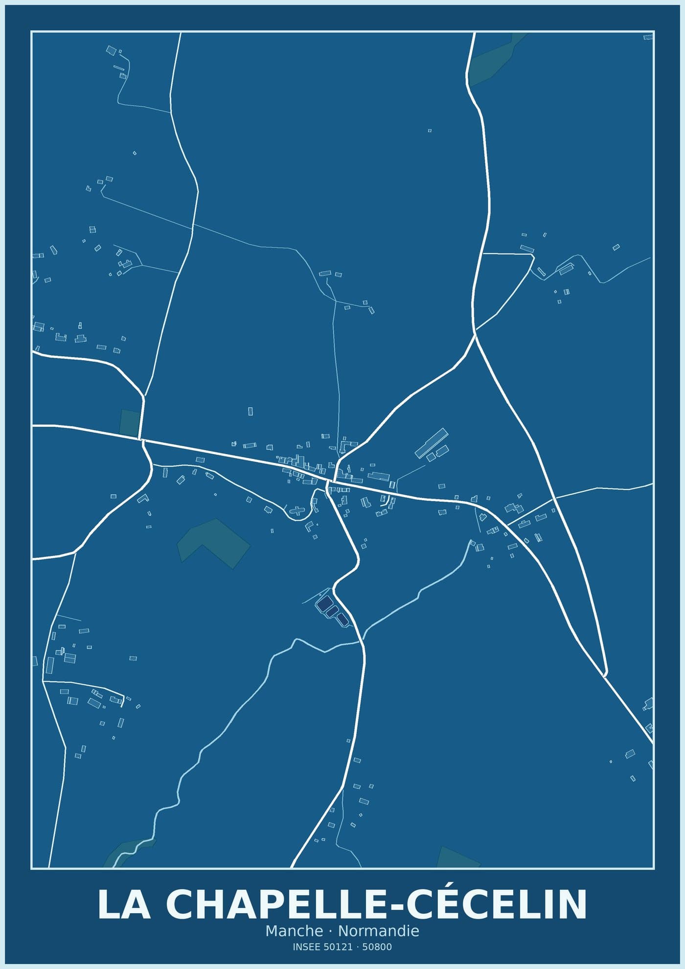 Plan de La Chapelle-Cécelin