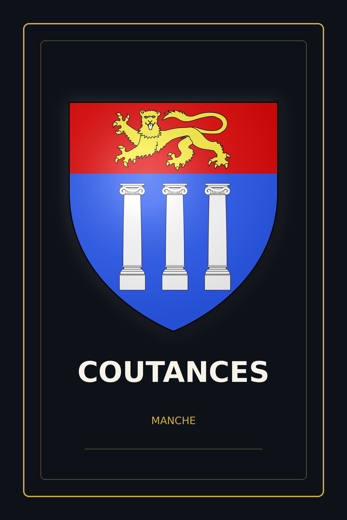Blason de Coutances