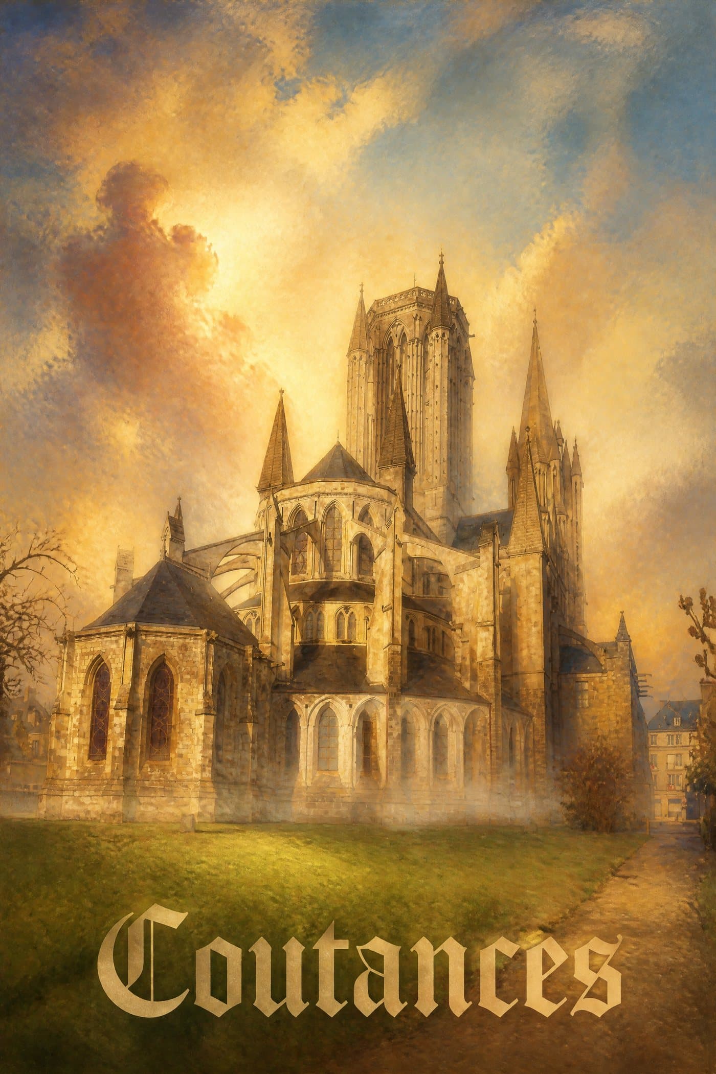Affiche romantisme (turner) de Coutances