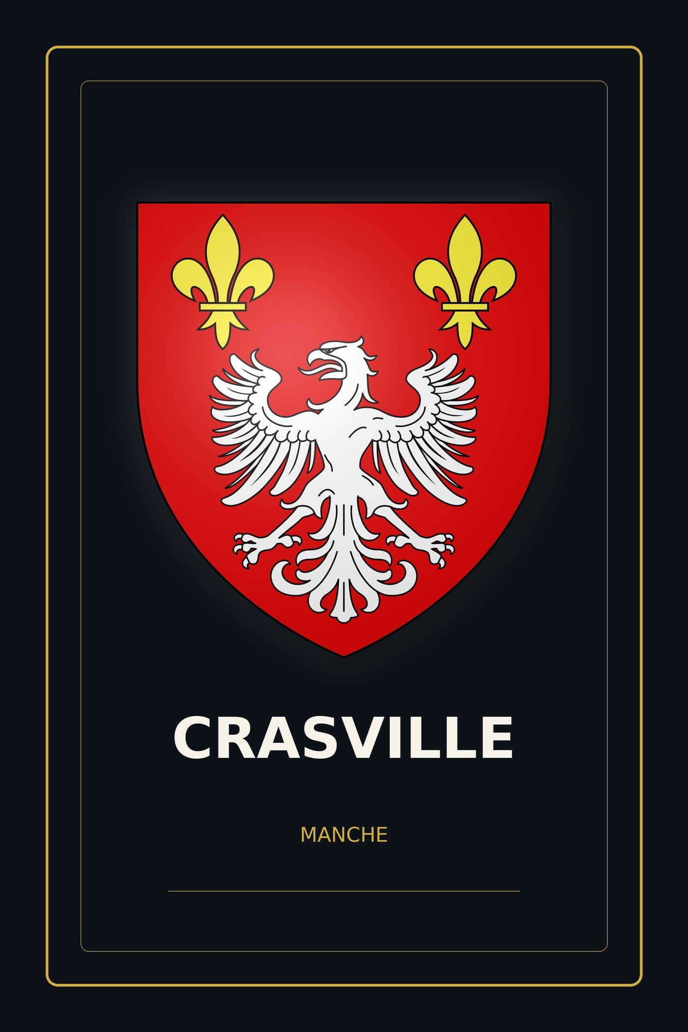 Blason de Crasville