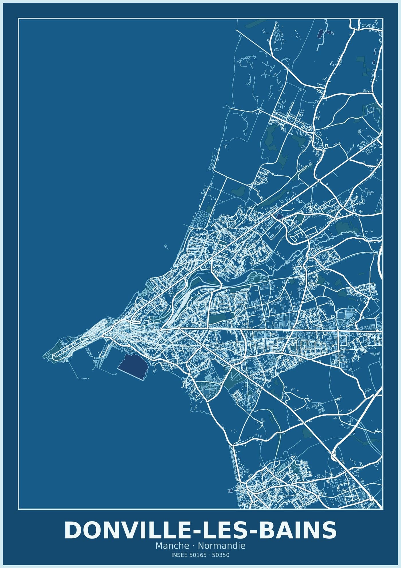 Plan de Donville-les-Bains