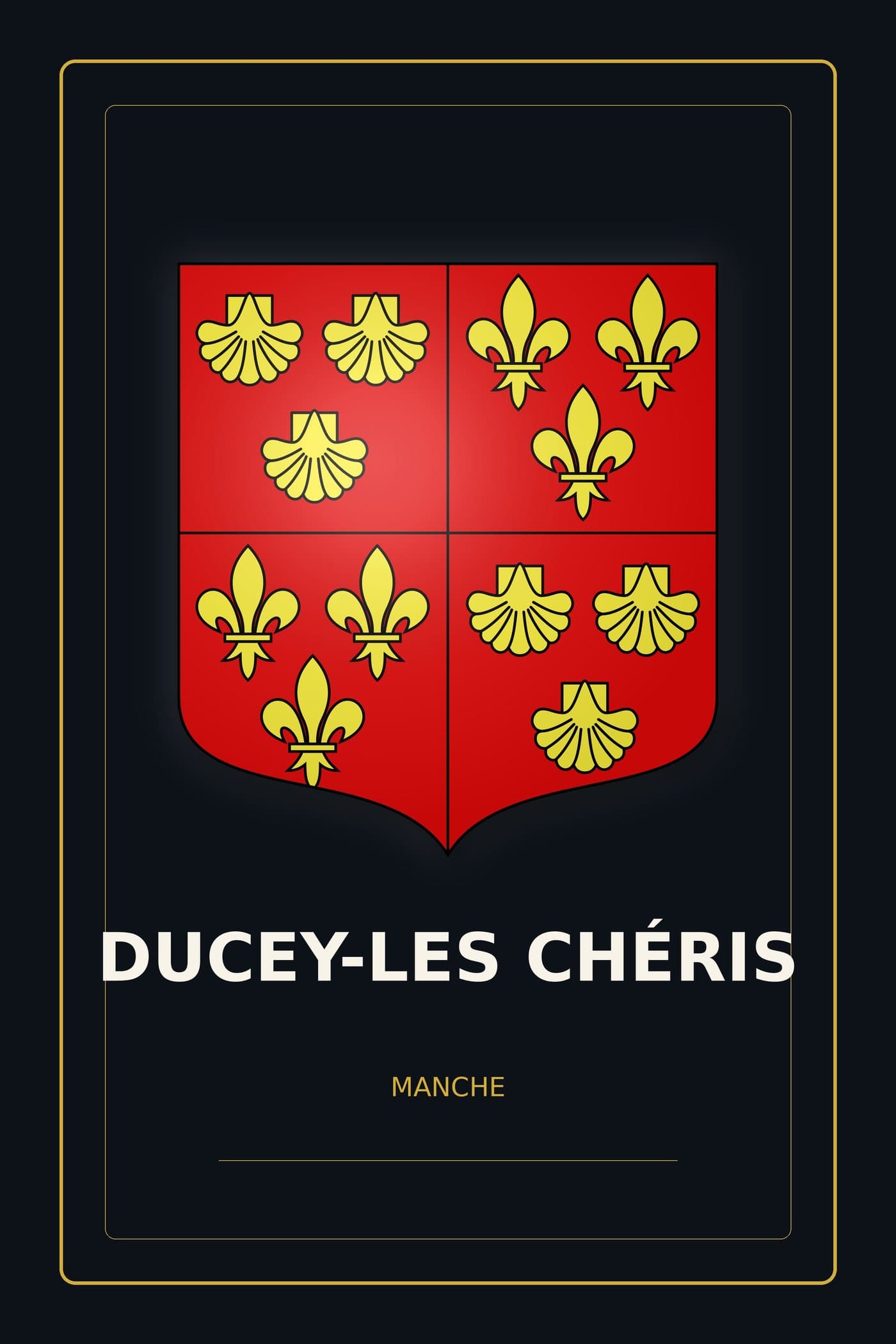 Blason de Ducey-Les Chéris