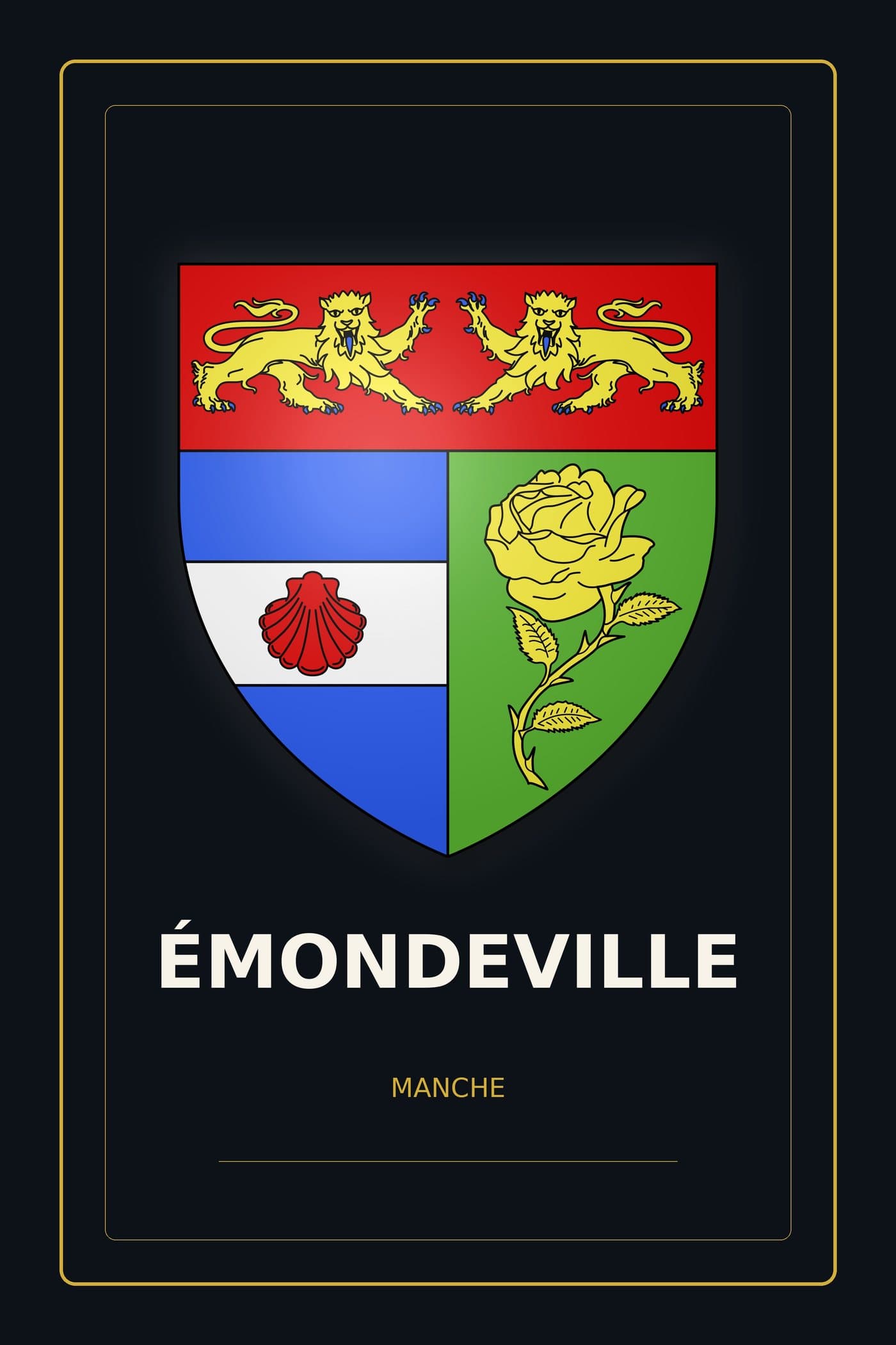 Blason d'Émondeville