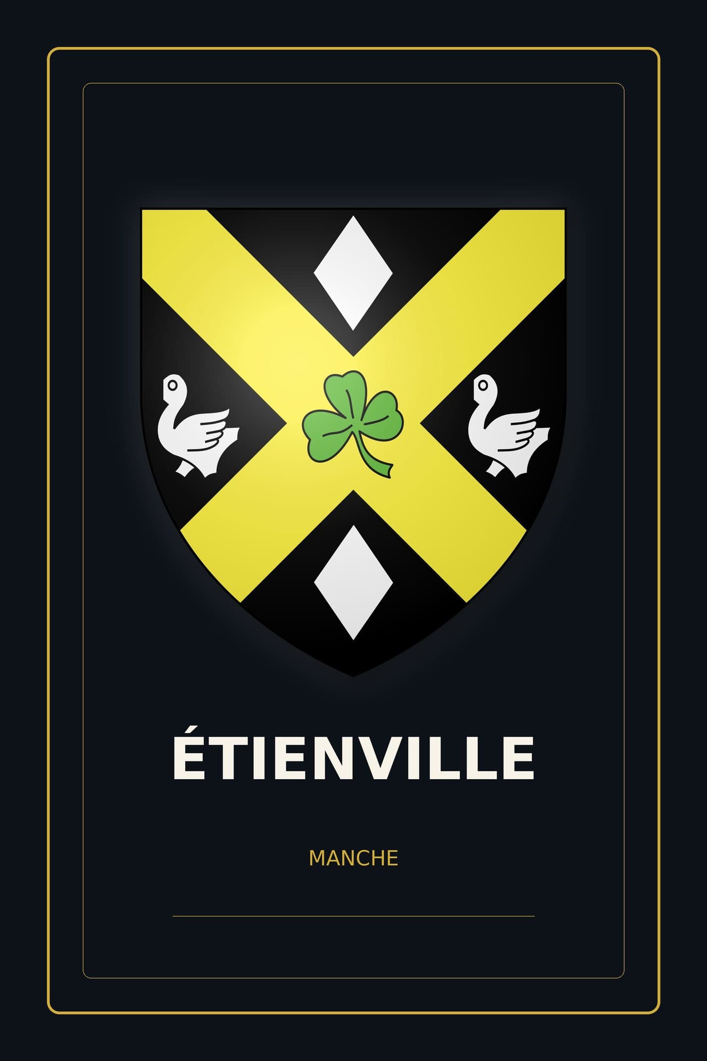 Blason d'Étienville