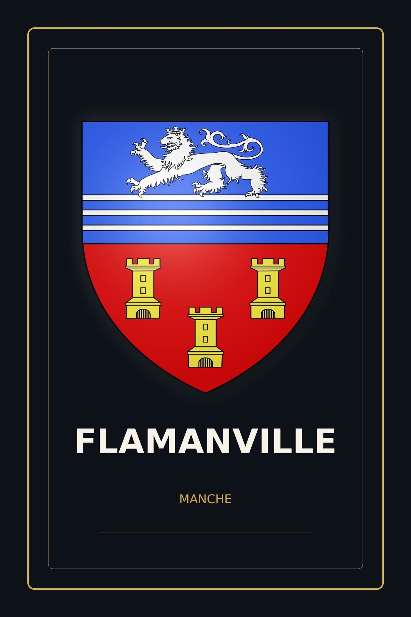 Blason de Flamanville