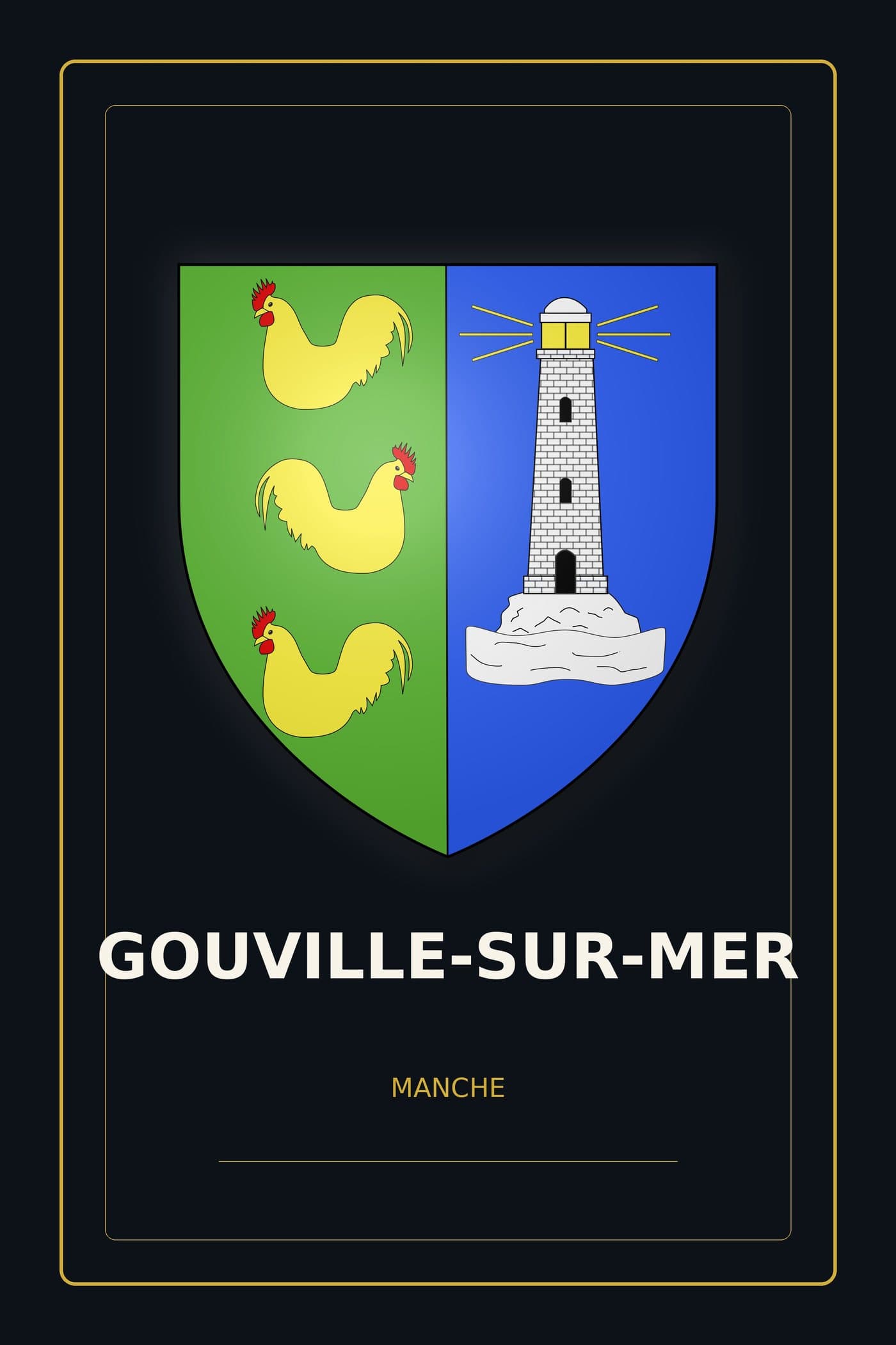 Blason de Gouville-sur-Mer