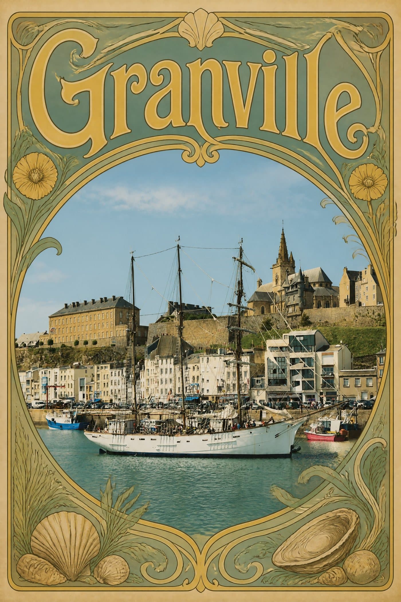 Affiche art nouveau de Granville