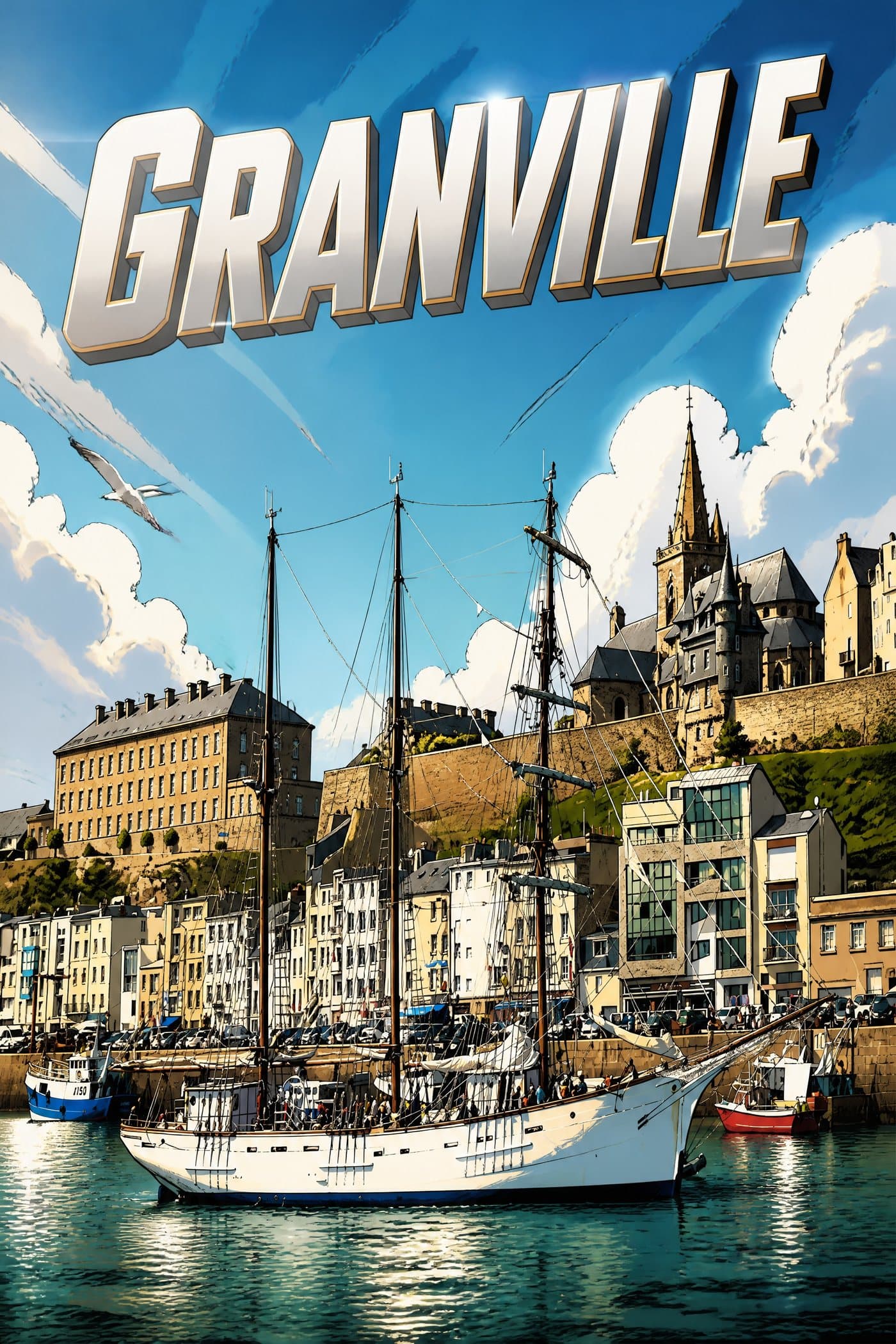 Affiche comics années 2000 de Granville