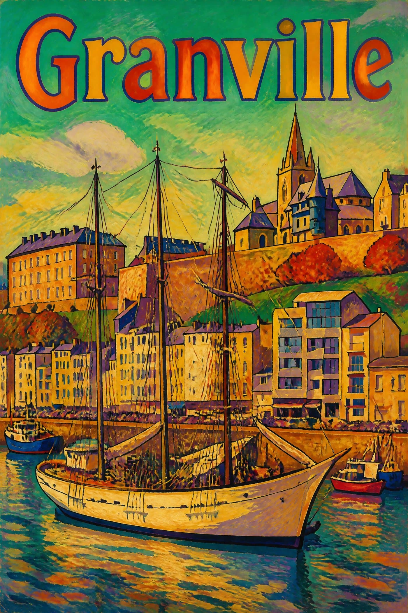 Affiche fauvisme de Granville