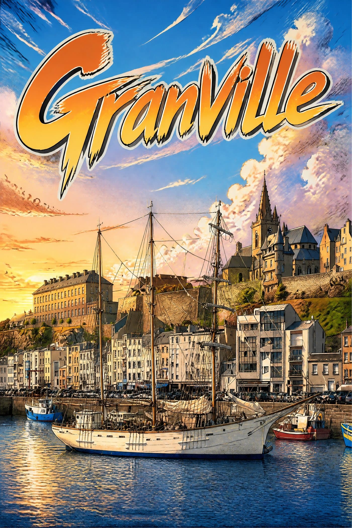 Affiche manga de Granville