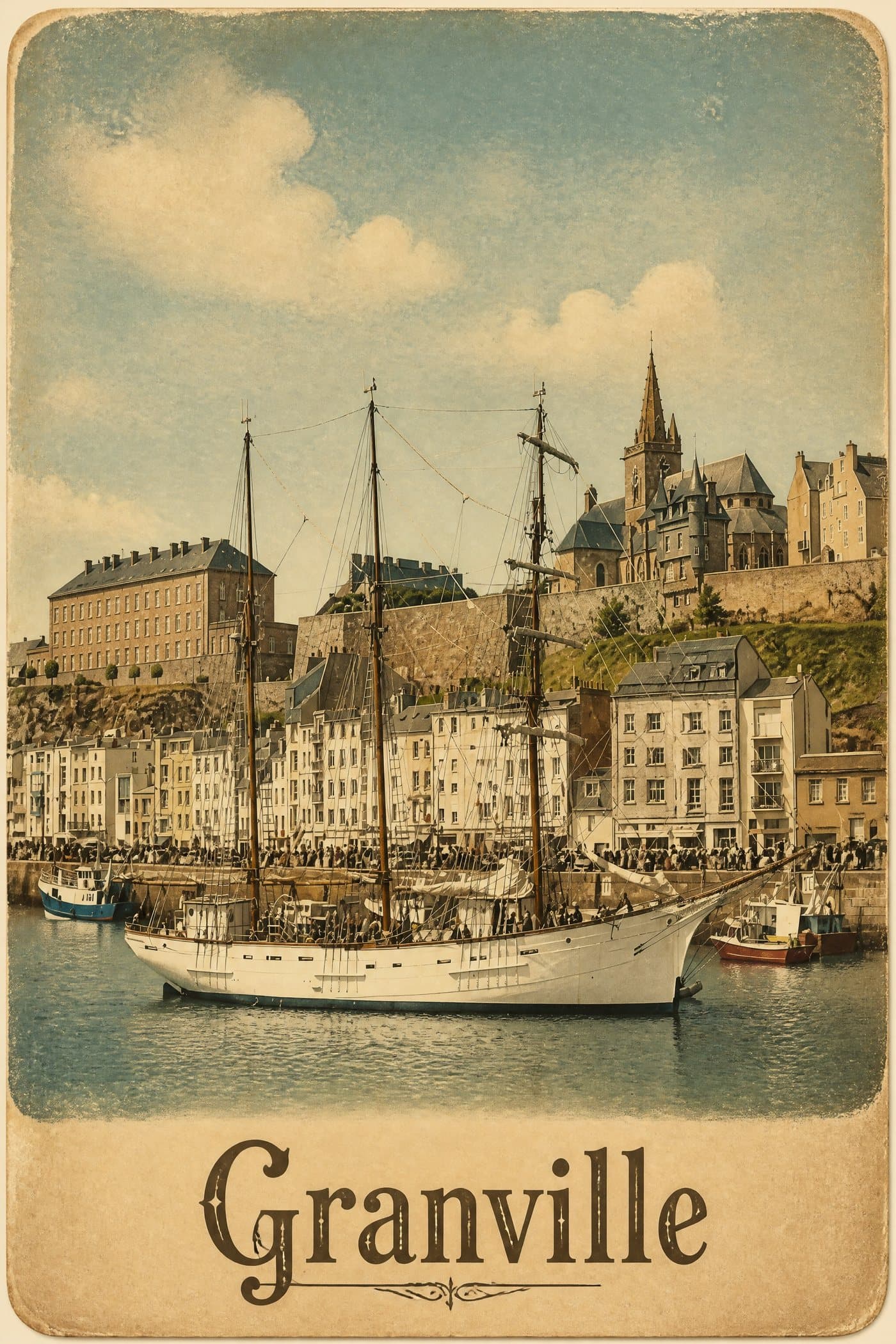 Affiche photographie 1900 de Granville