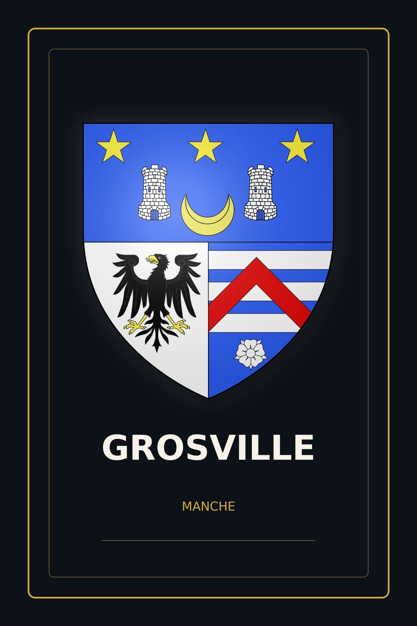 Blason de Grosville