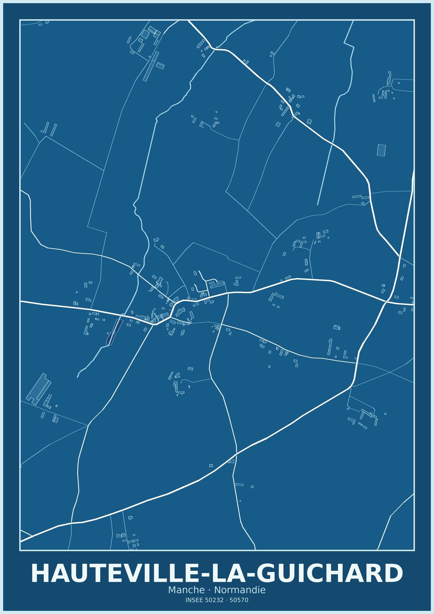 Plan d'Hauteville-la-Guichard
