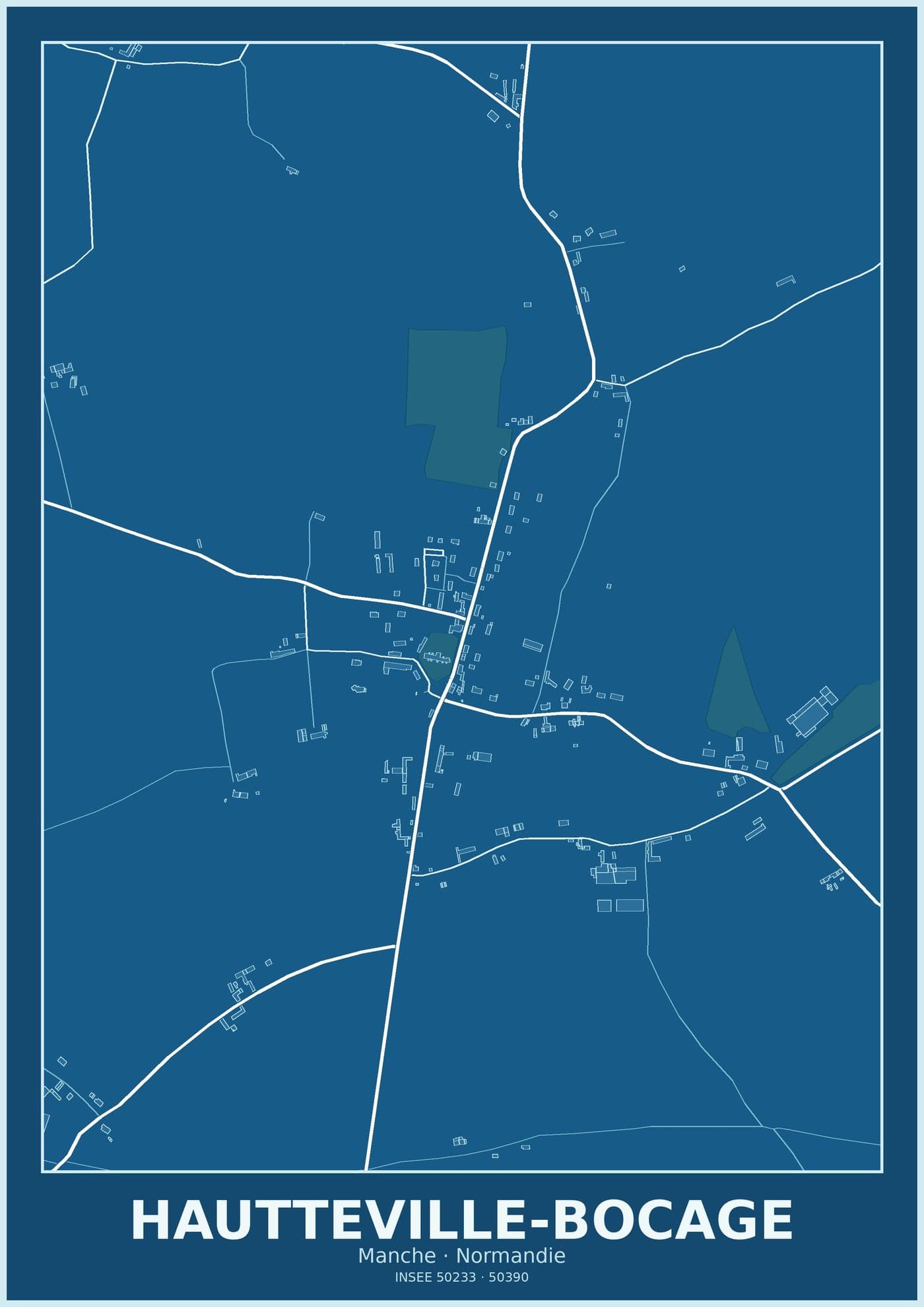 Plan d'Hautteville-Bocage