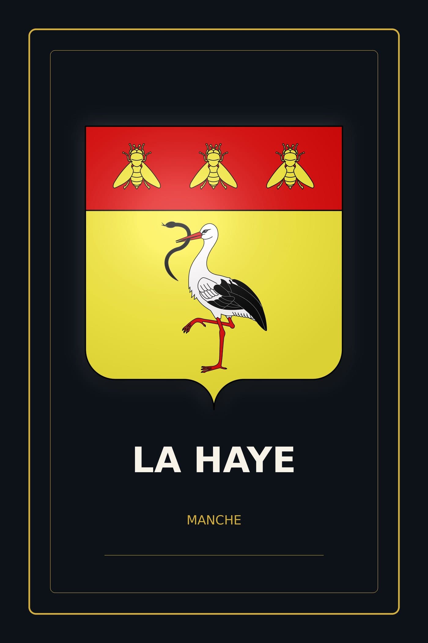 Blason de La Haye