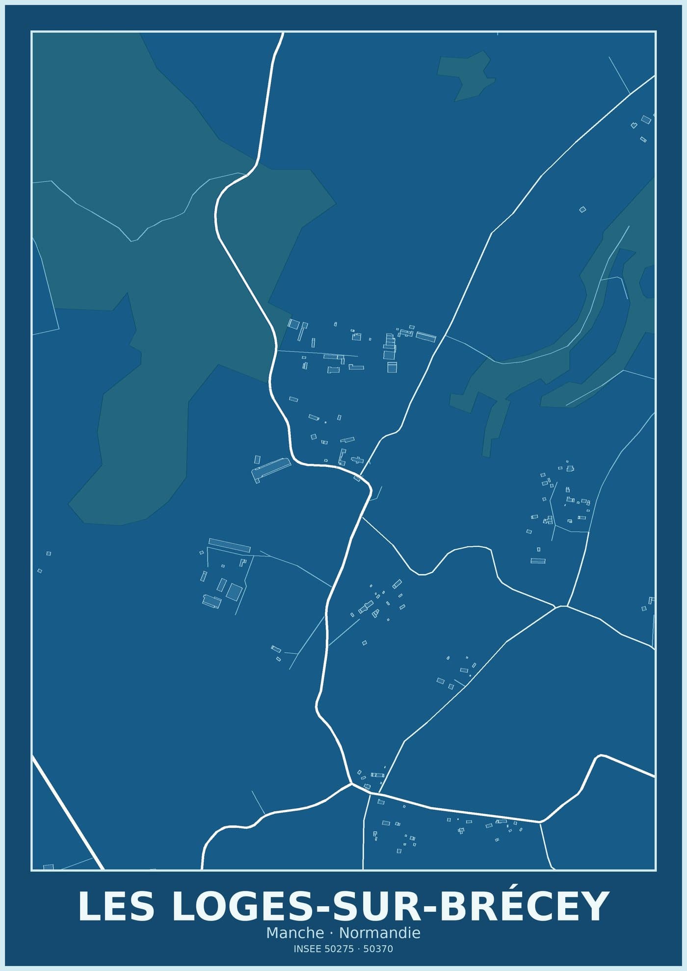 Plan des Loges-sur-Brécey