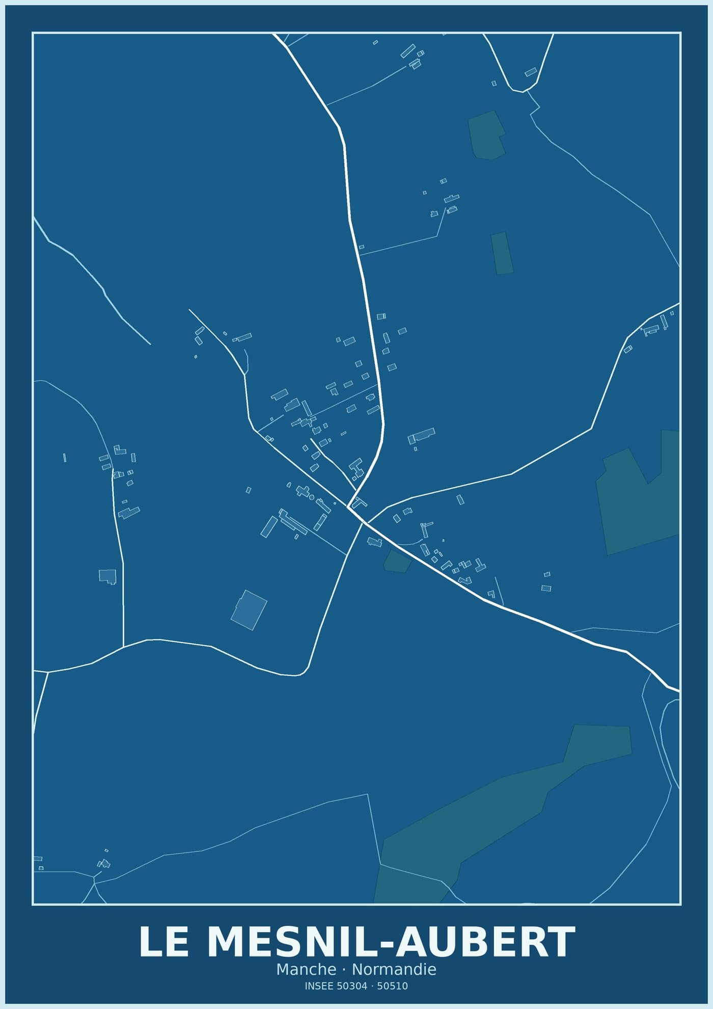 Plan du Mesnil-Aubert