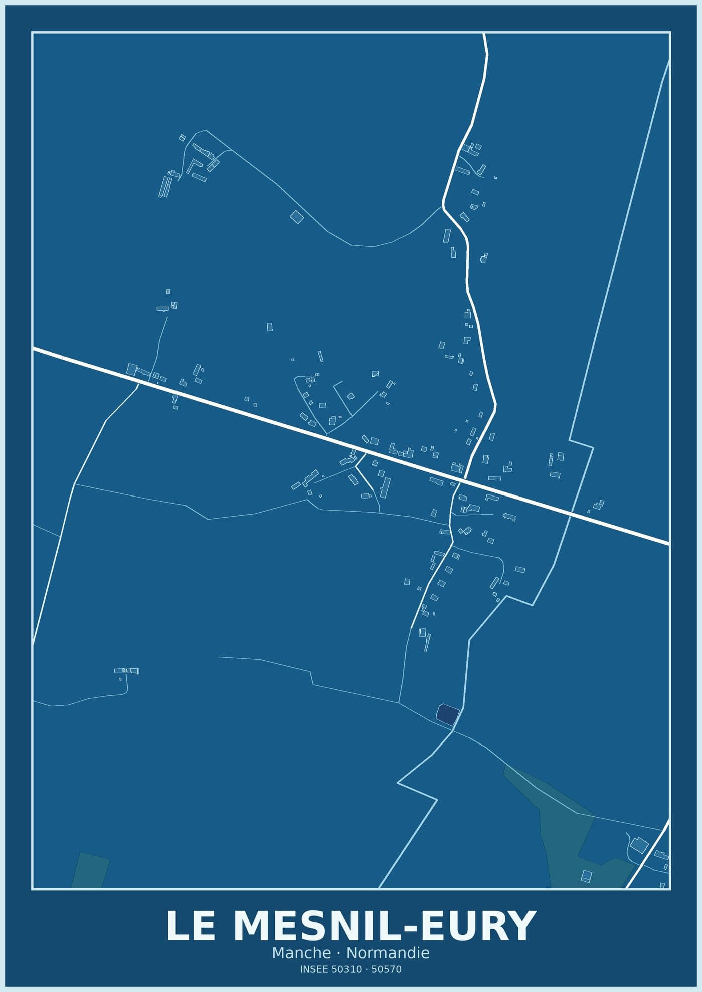 Plan du Mesnil-Eury