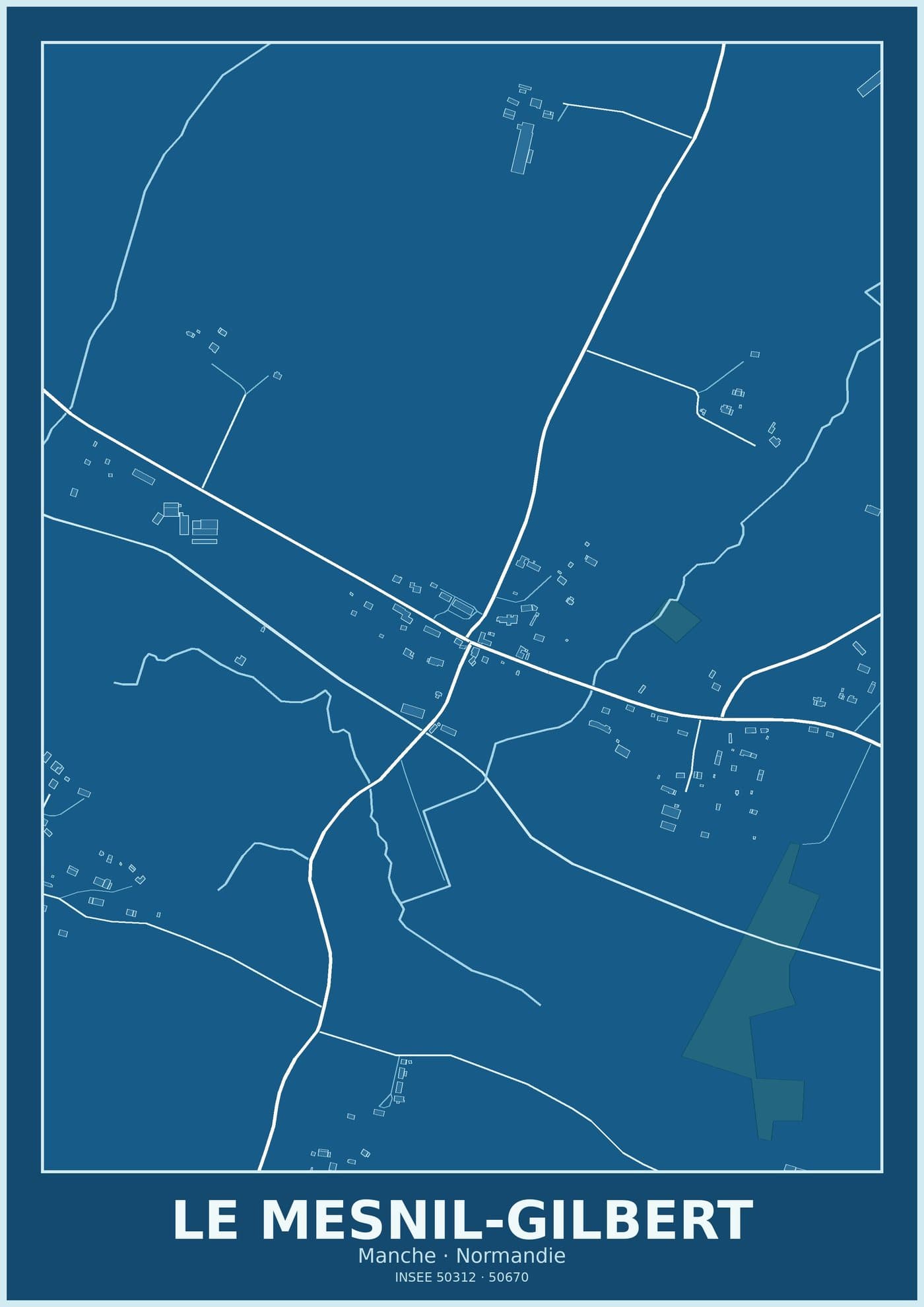 Plan du Mesnil-Gilbert