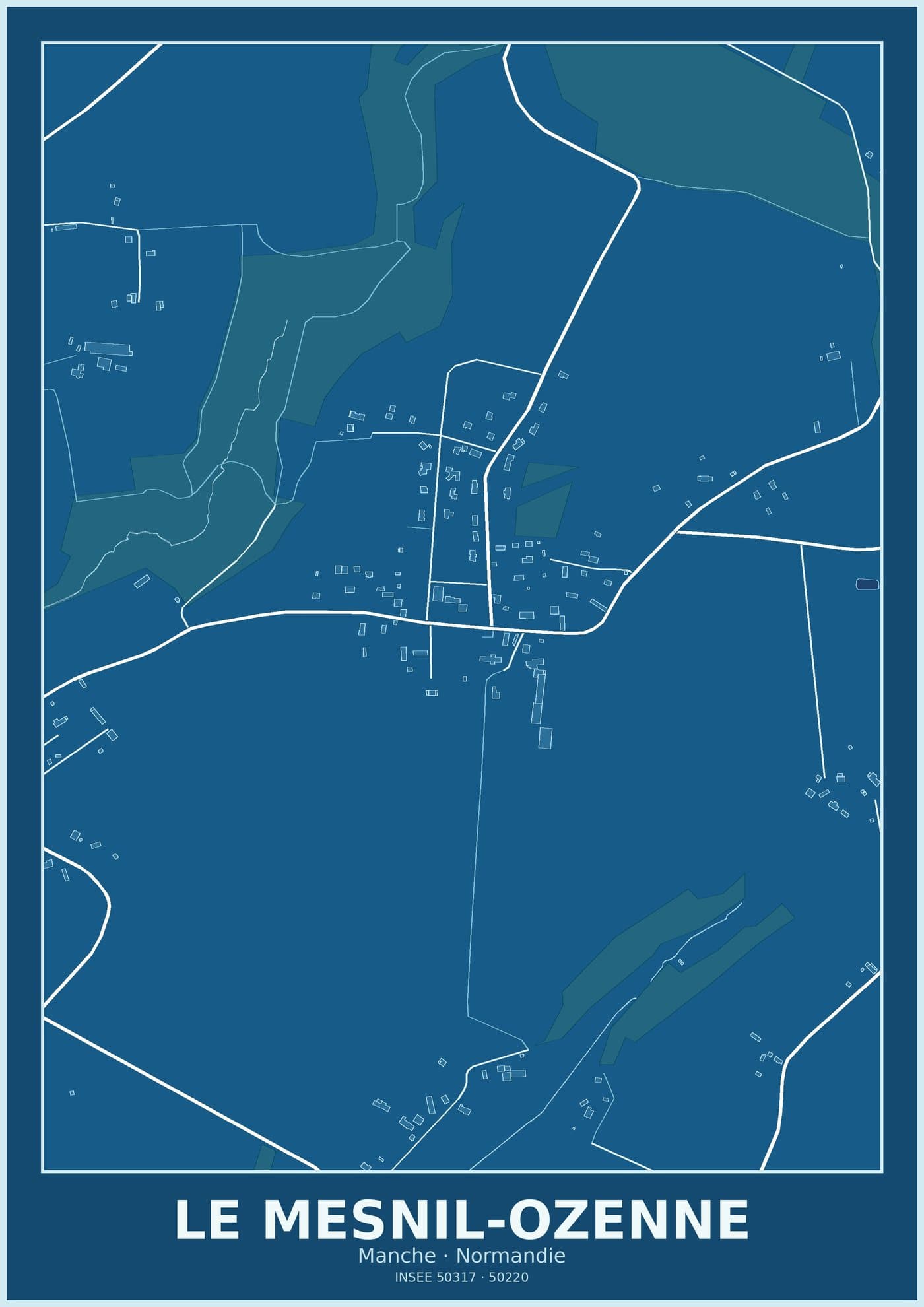 Plan du Mesnil-Ozenne