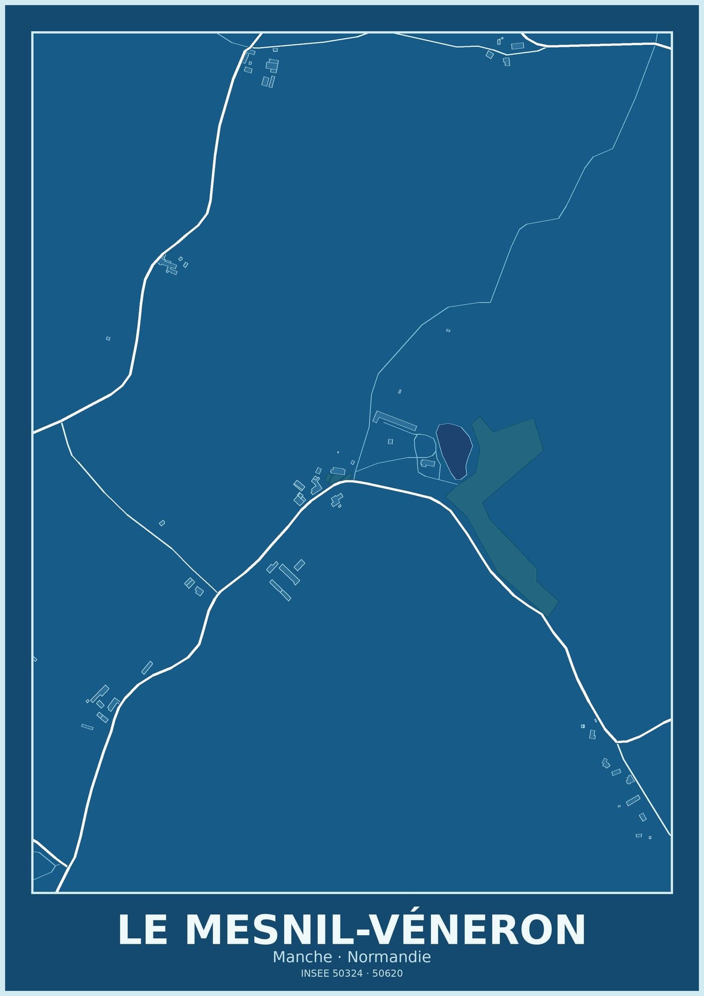 Plan du Mesnil-Véneron