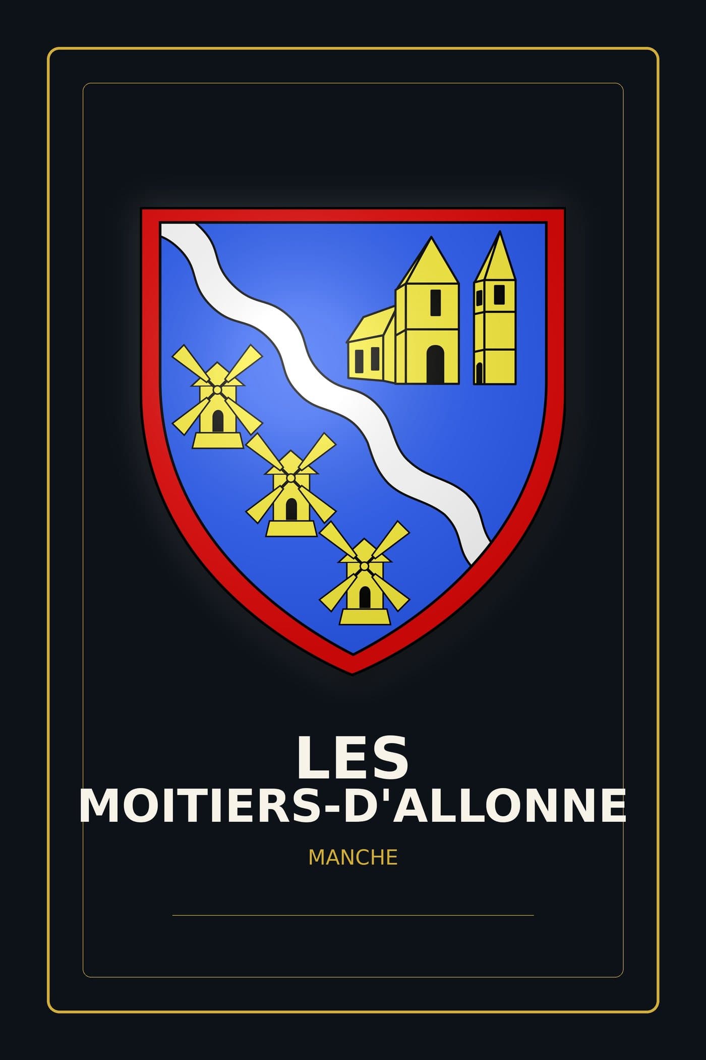 Blason des Moitiers-d'Allonne