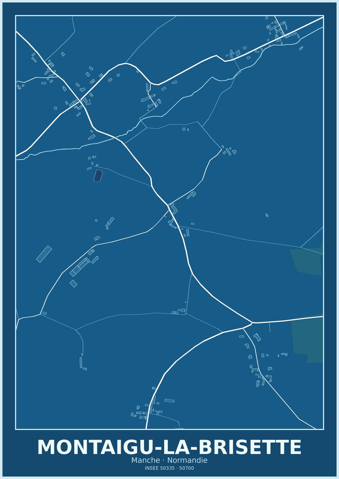 Plan de Montaigu-la-Brisette