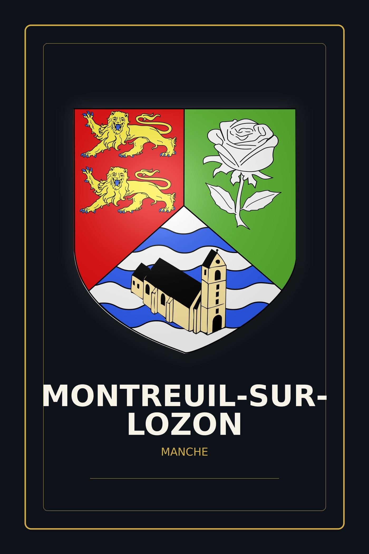 Blason de Montreuil-sur-Lozon
