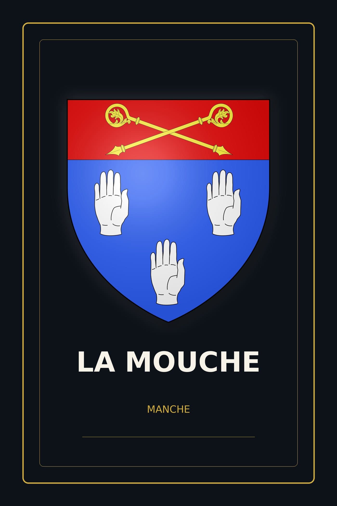 Blason de La Mouche