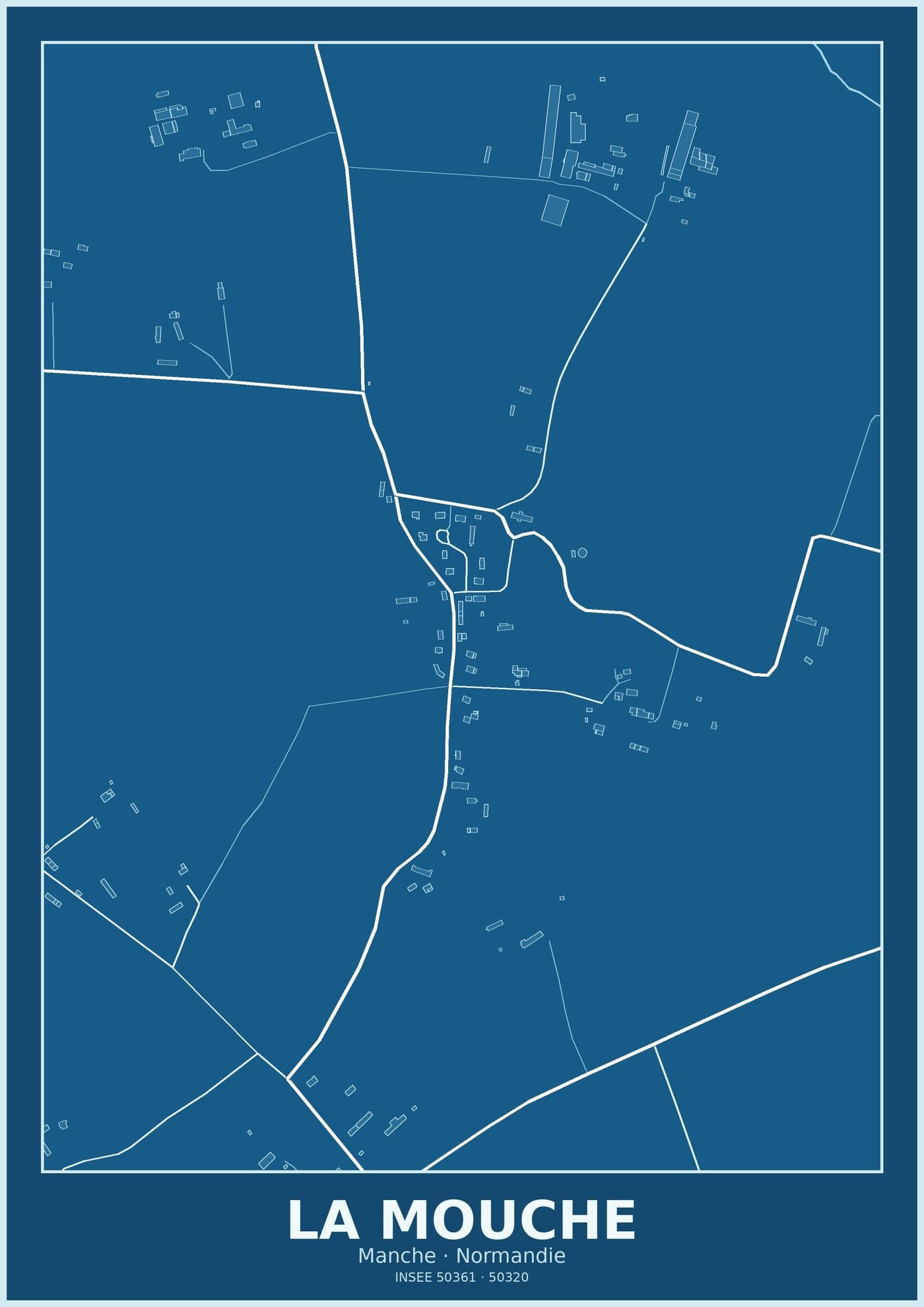 Plan de La Mouche