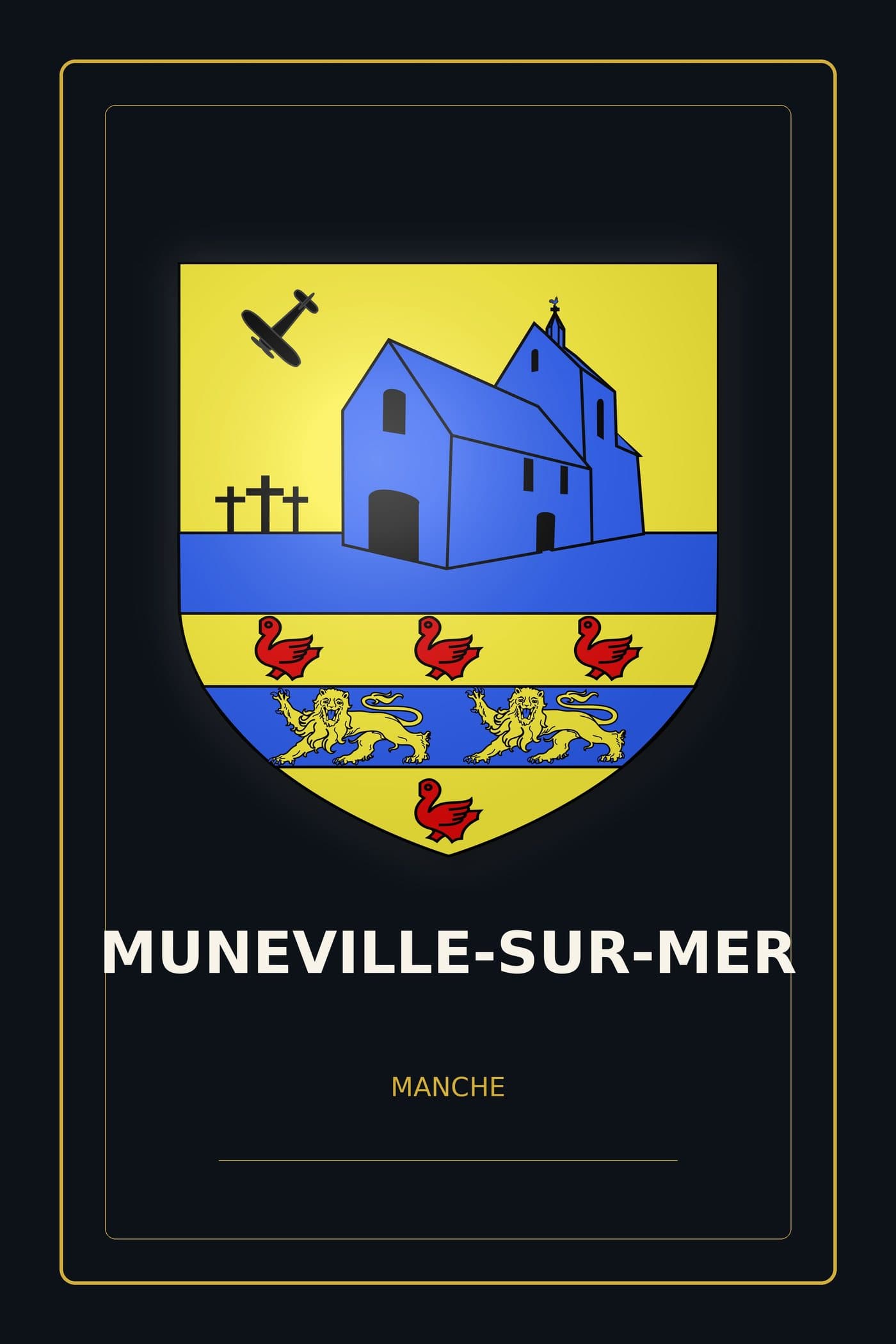 Blason de Muneville-sur-Mer
