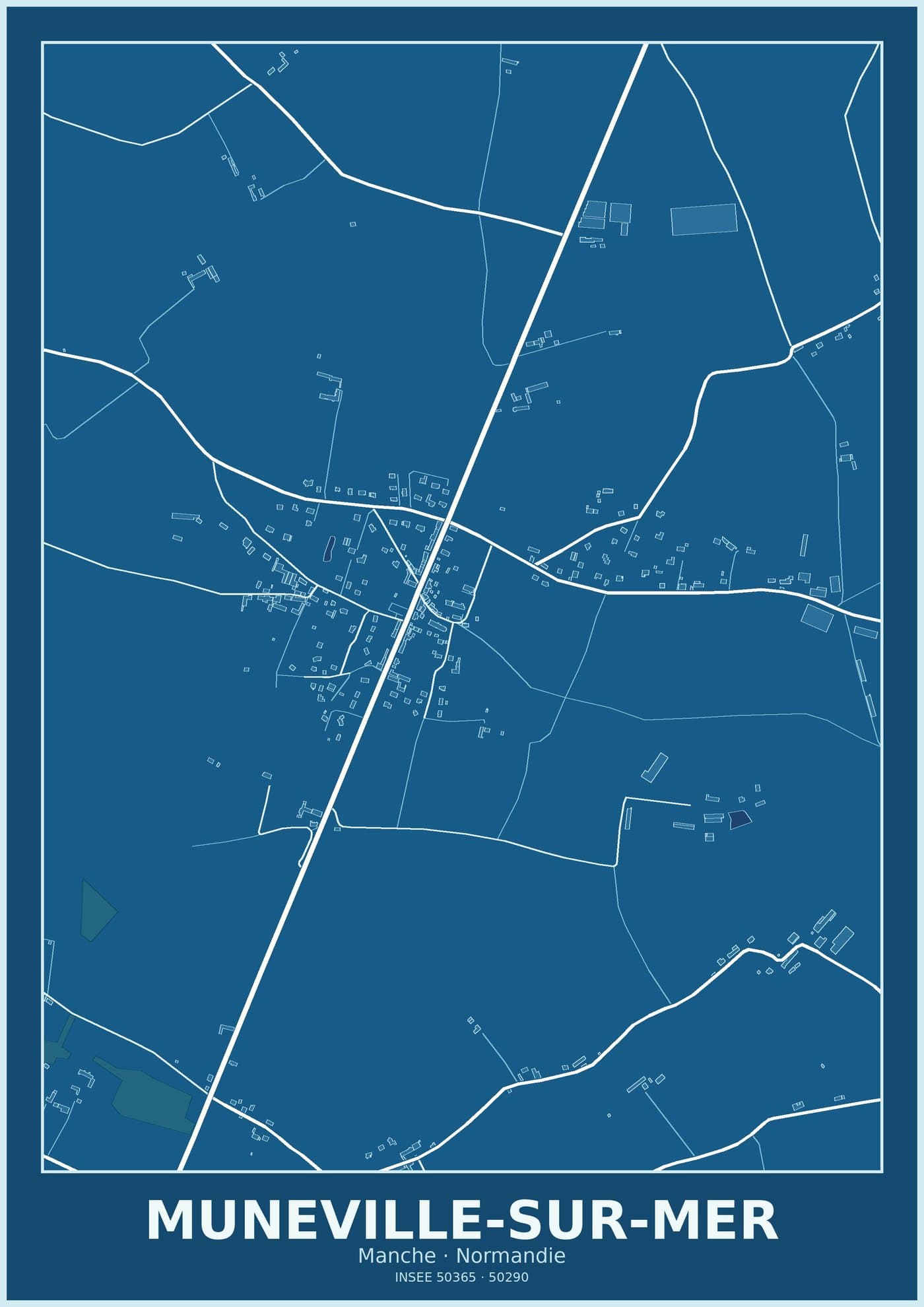 Plan de Muneville-sur-Mer