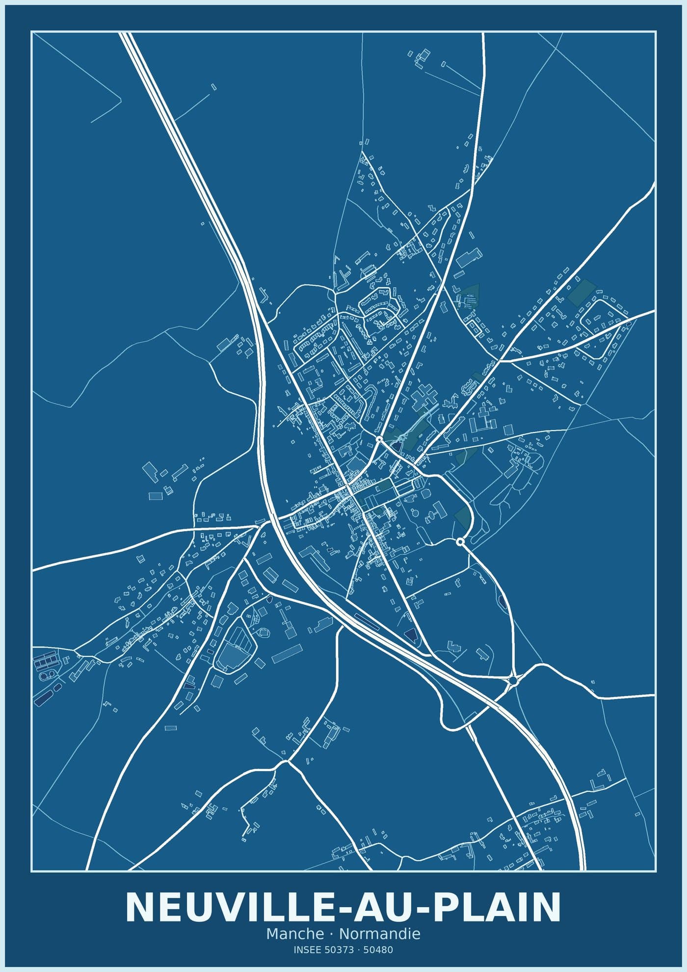 Plan de Neuville-au-Plain