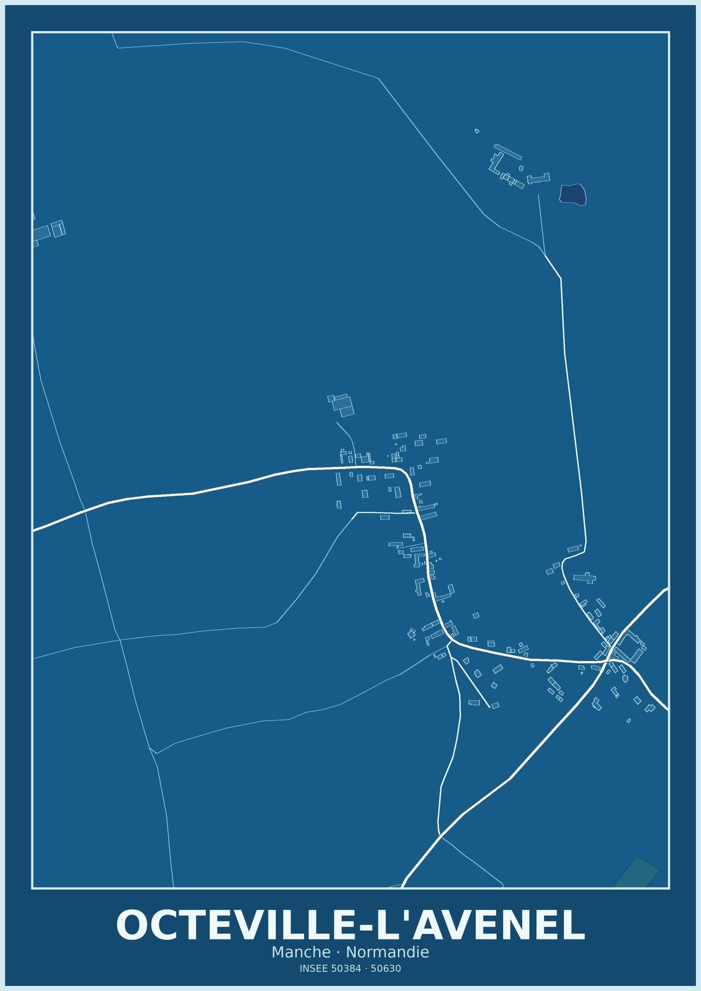 Plan d'Octeville-l'Avenel