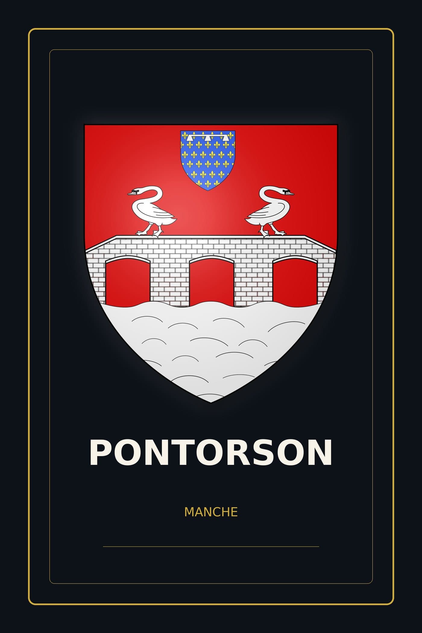 Blason de Pontorson