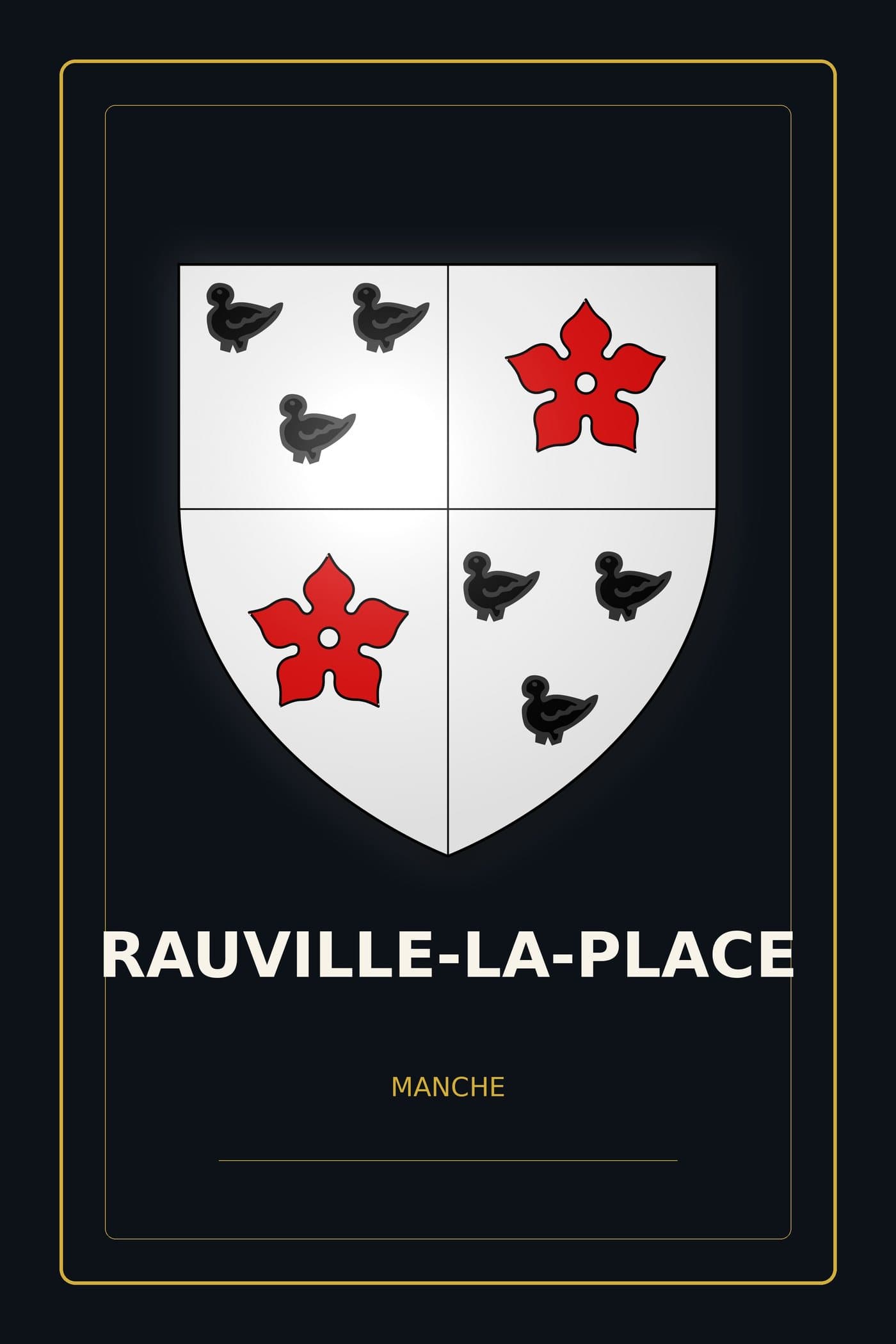 Blason de Rauville-la-Place