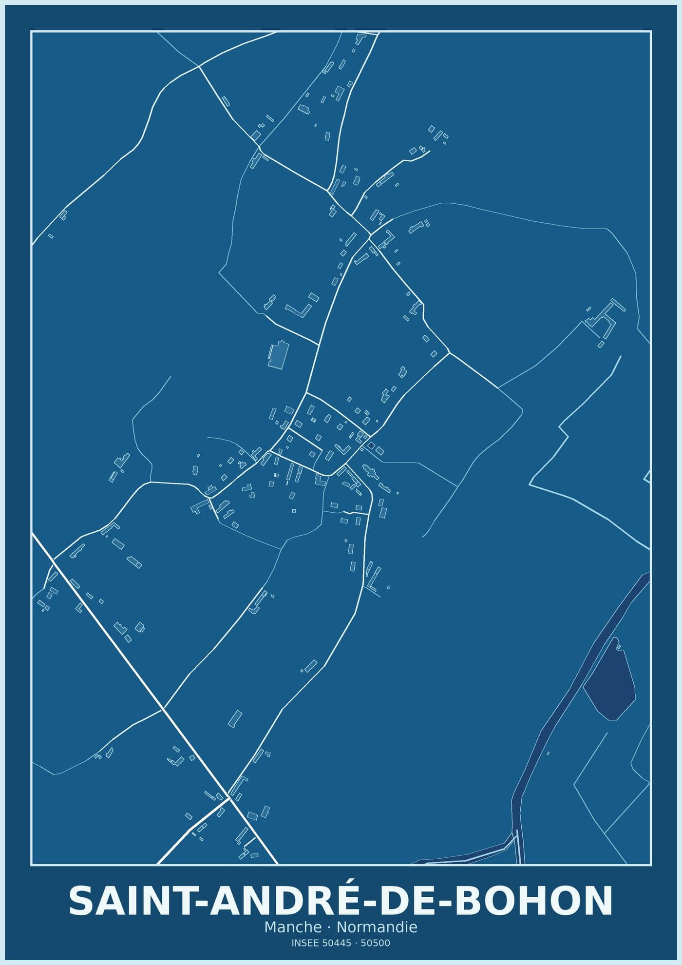 Plan de Saint-André-de-Bohon
