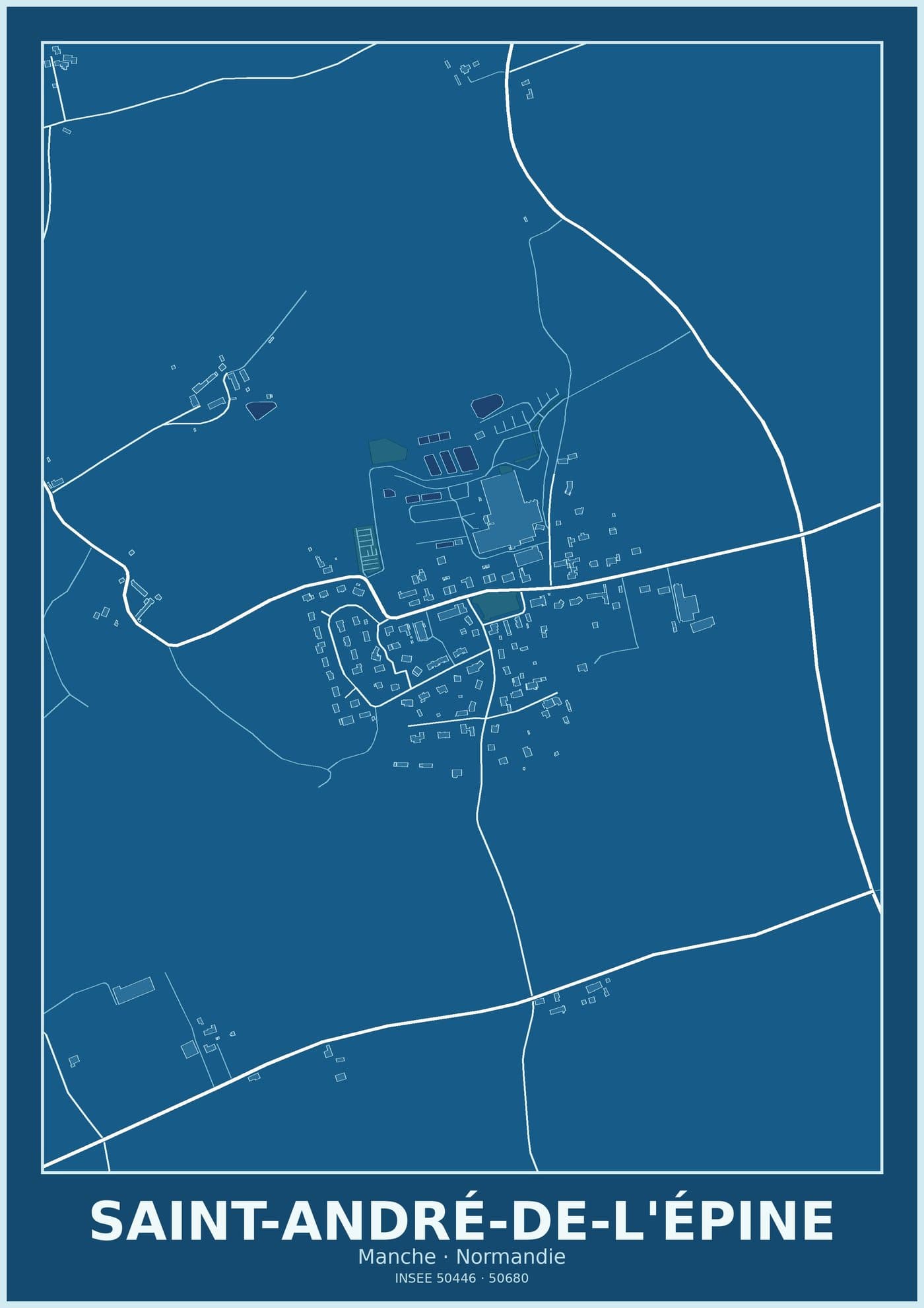 Plan de Saint-André-de-l'Épine
