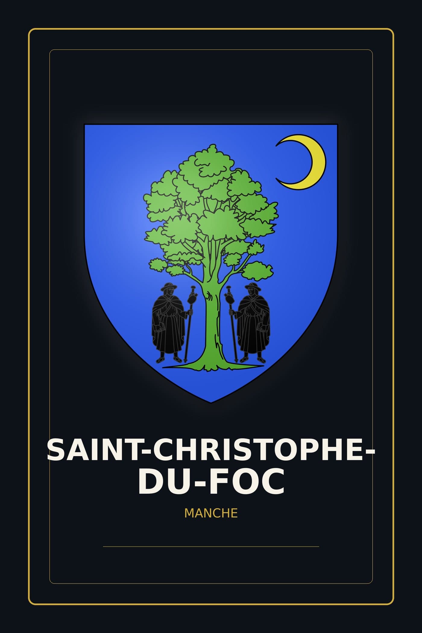 Blason de Saint-Christophe-du-Foc