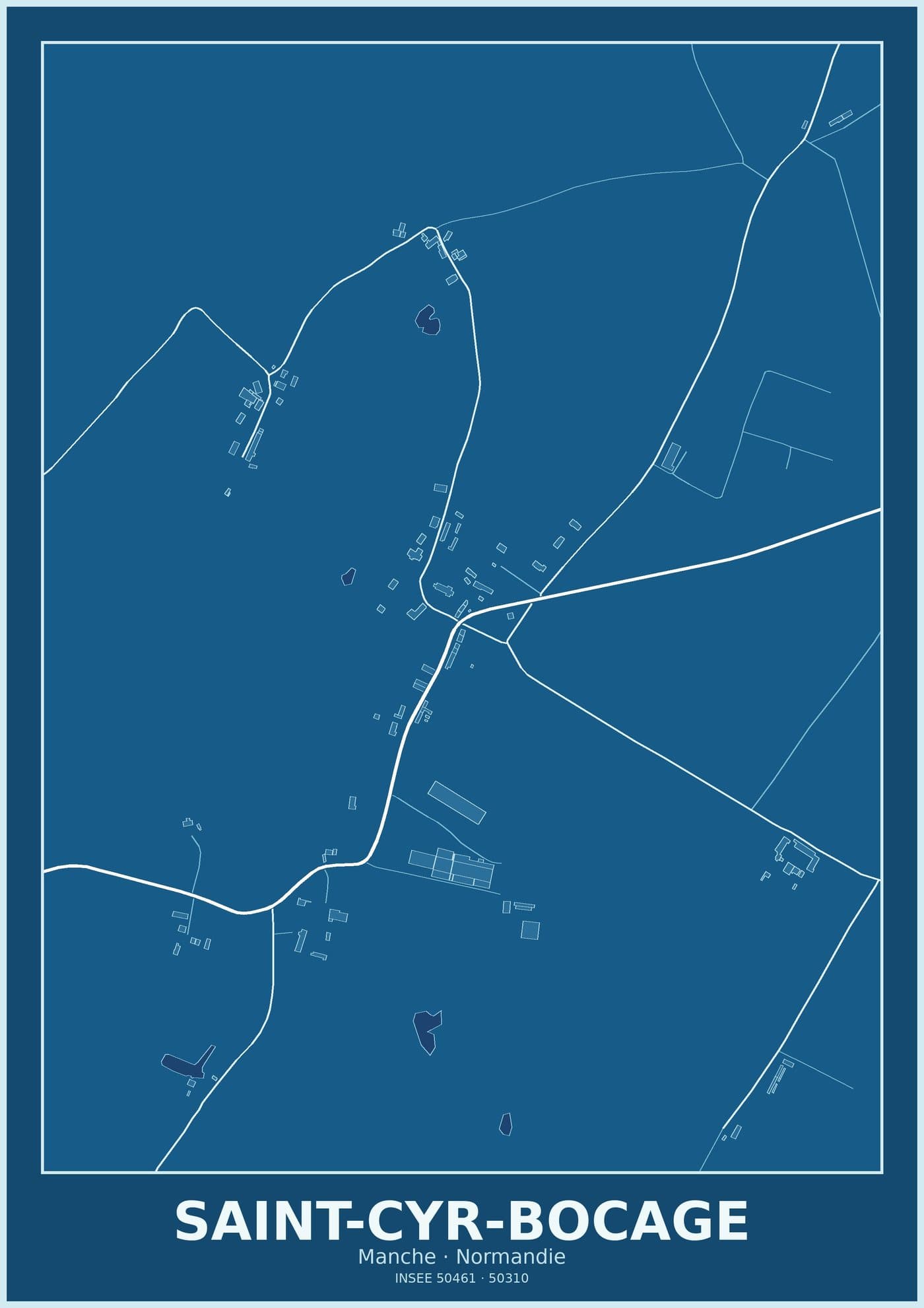 Plan de Saint-Cyr-Bocage
