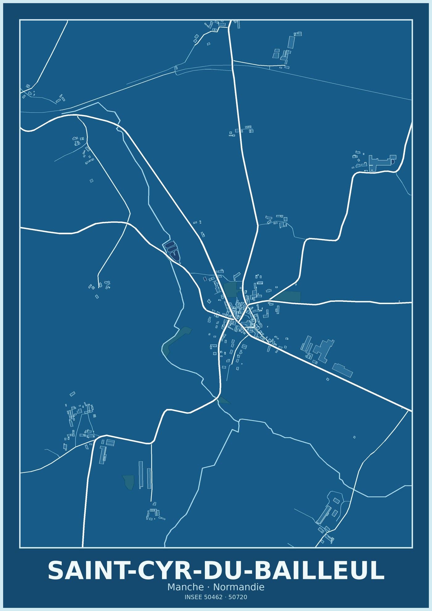 Plan de Saint-Cyr-du-Bailleul