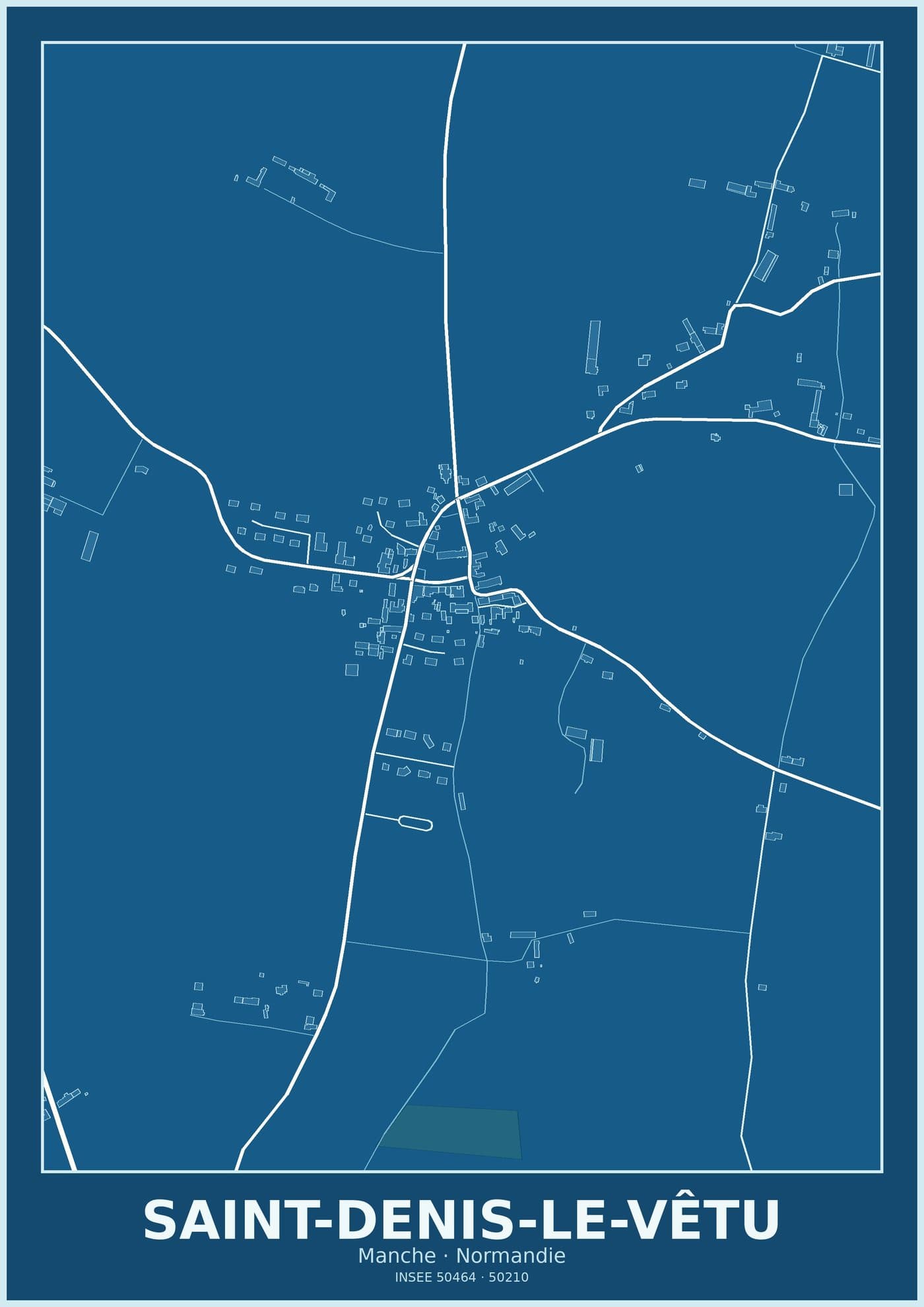 Plan de Saint-Denis-le-Vêtu