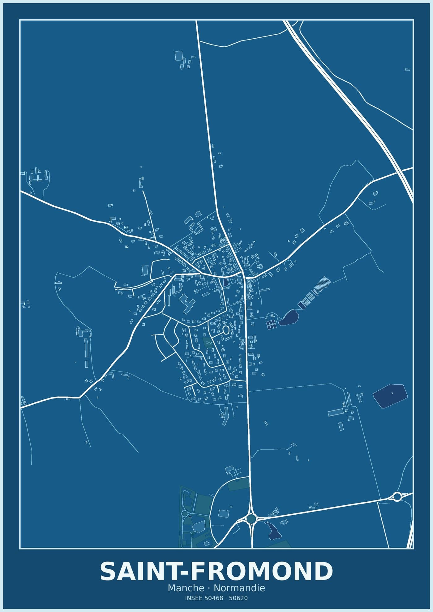 Plan de Saint-Fromond