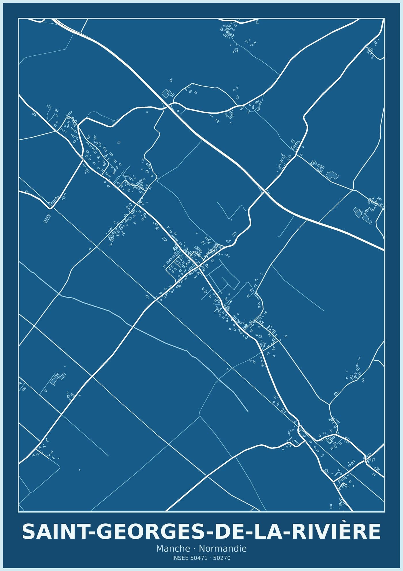Plan de Saint-Georges-de-la-Rivière