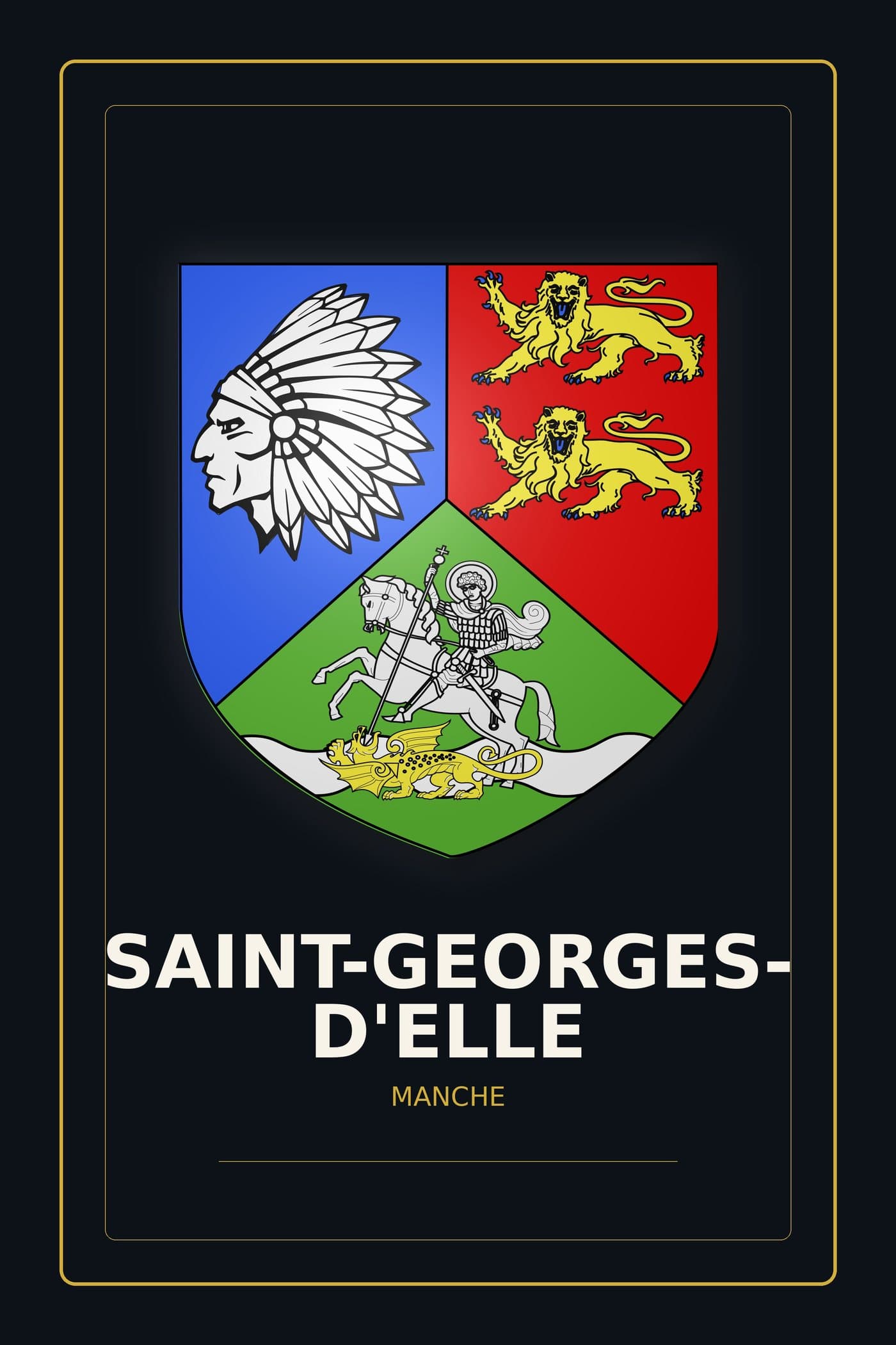 Blason de Saint-Georges-d'Elle