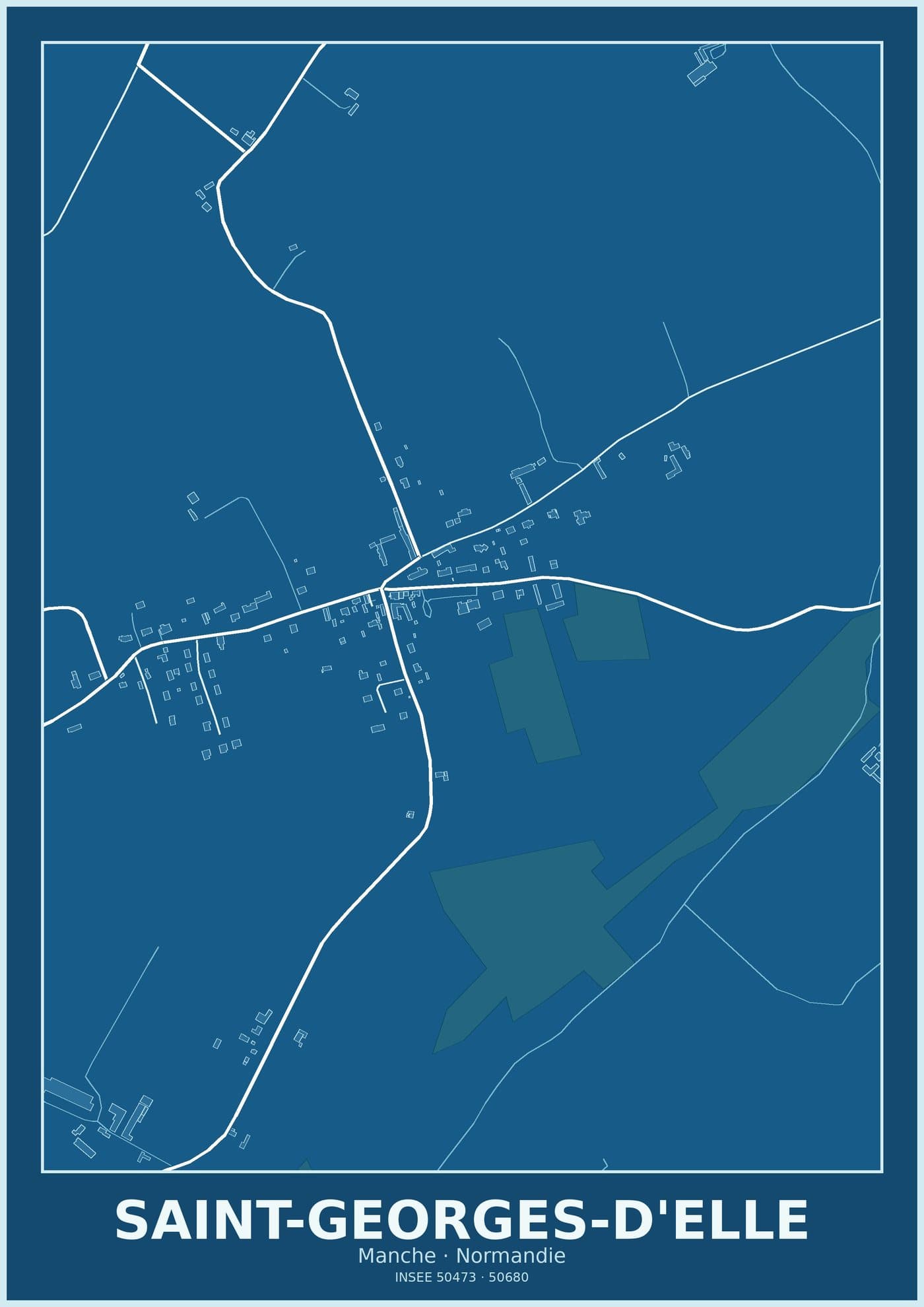 Plan de Saint-Georges-d'Elle