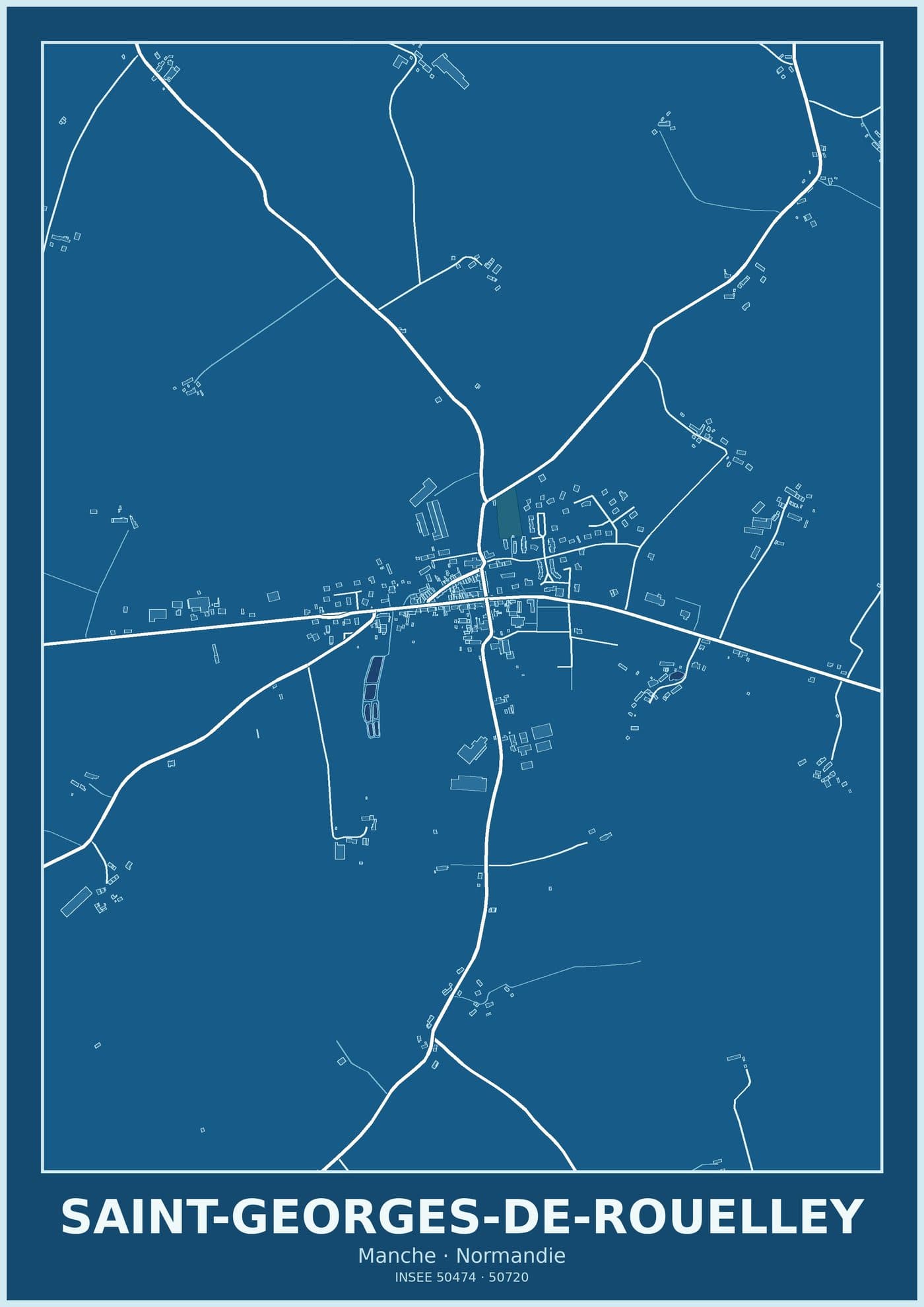 Plan de Saint-Georges-de-Rouelley