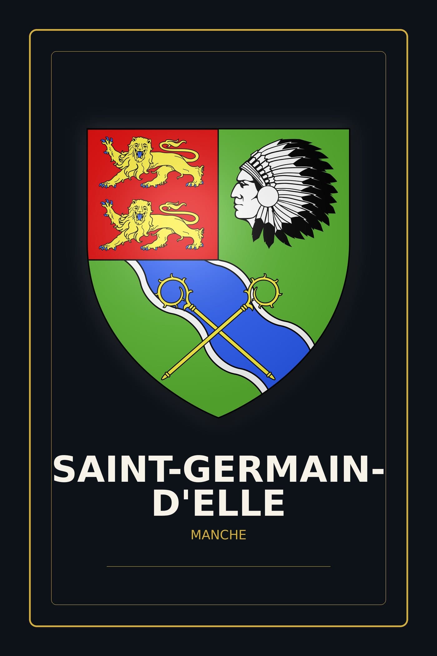 Blason de Saint-Germain-d'Elle