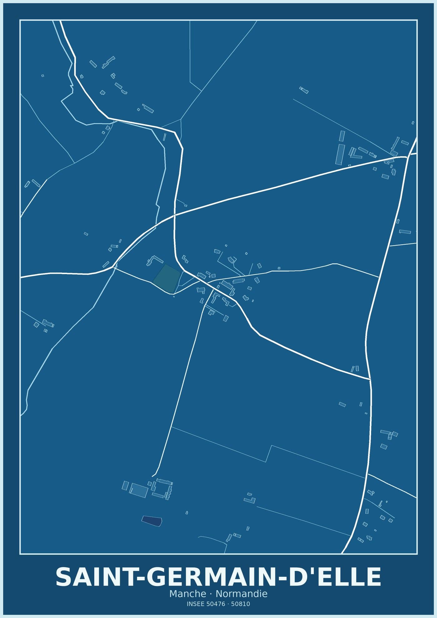 Plan de Saint-Germain-d'Elle