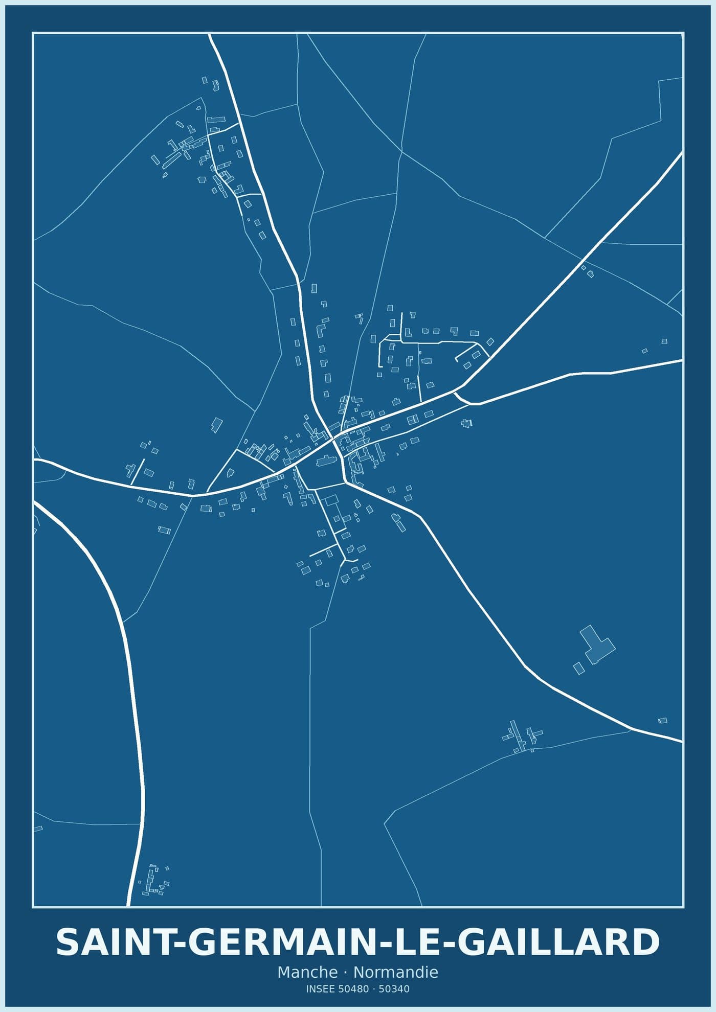 Plan de Saint-Germain-le-Gaillard
